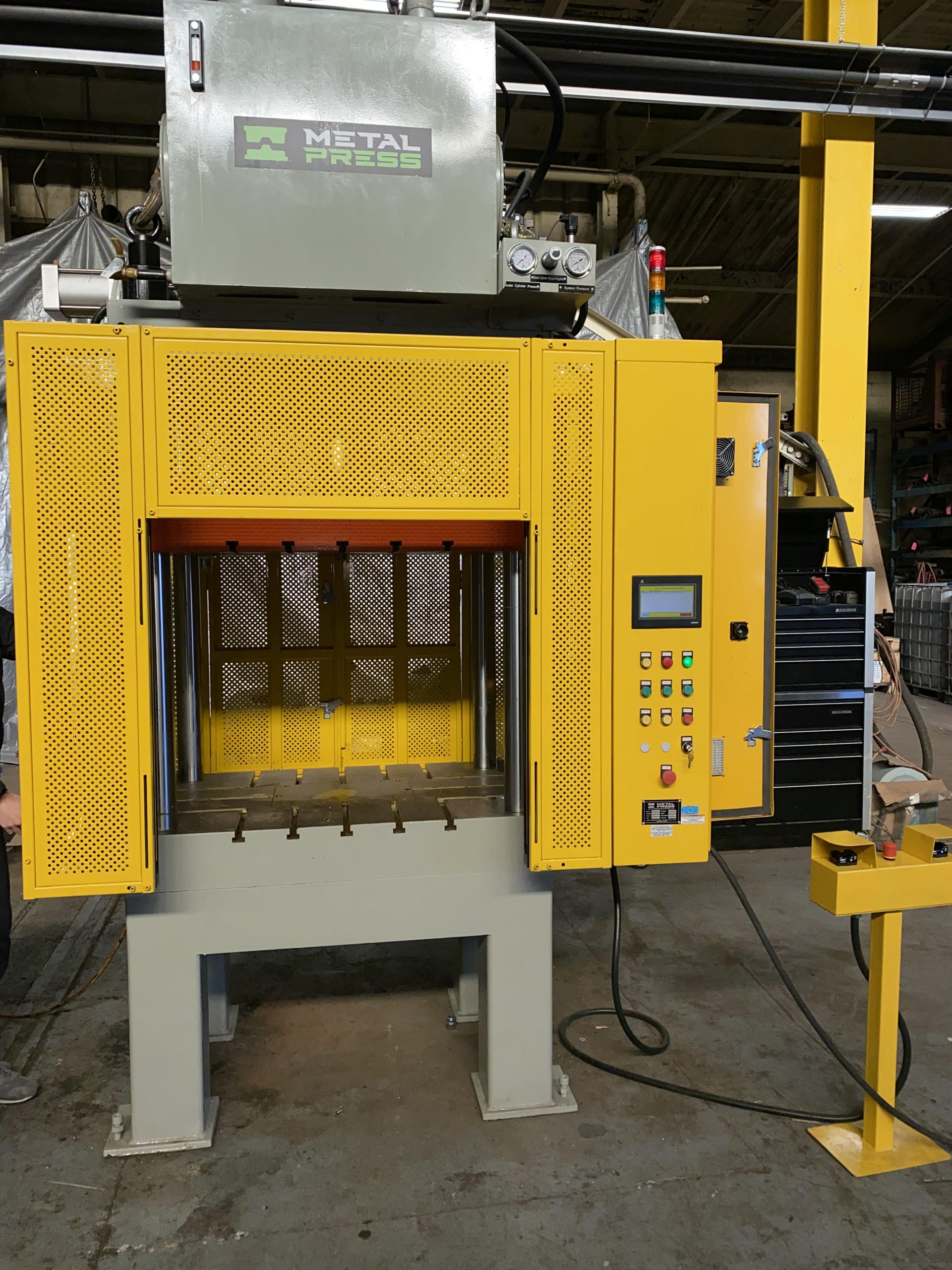 New MetalPress 35 Ton Trim Press Die Casting #4585