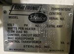 Unidad de control de temperatura de aceite caliente Sterling usada #4666