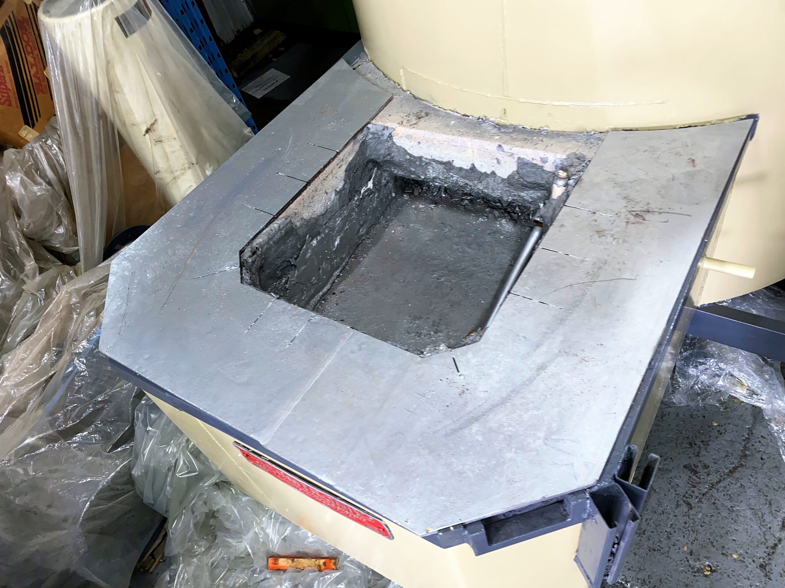 Detailed Picture of Used Thermtronix Gas Melting and Holding Furnace