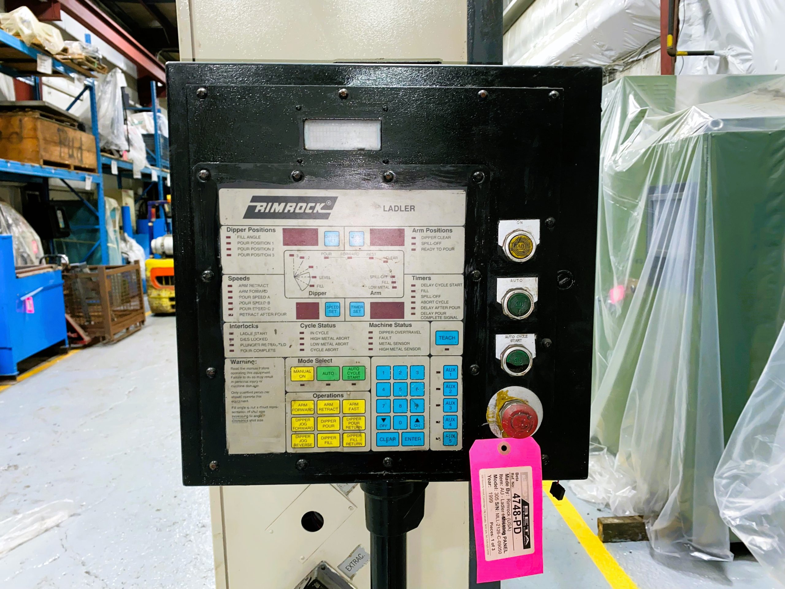 Picture of Used Rimrock Ladle Die Casting