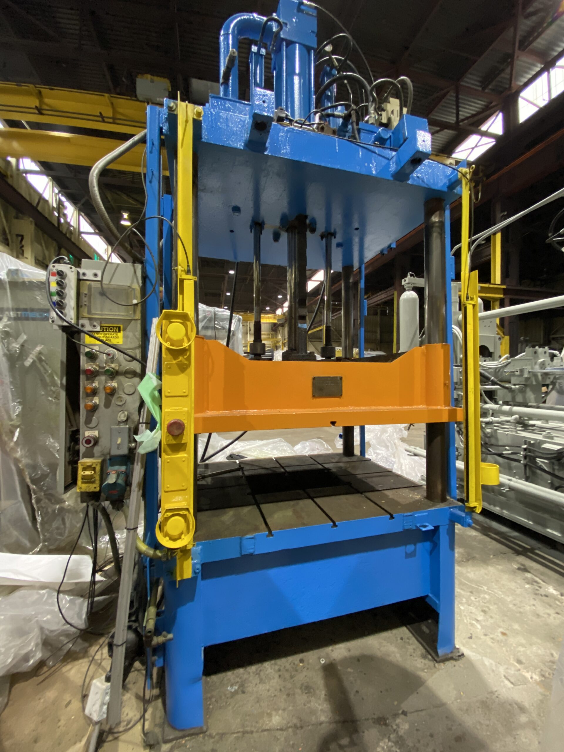 Used Metal Mechanics 50 Ton Die Casting Trim Press For Sale