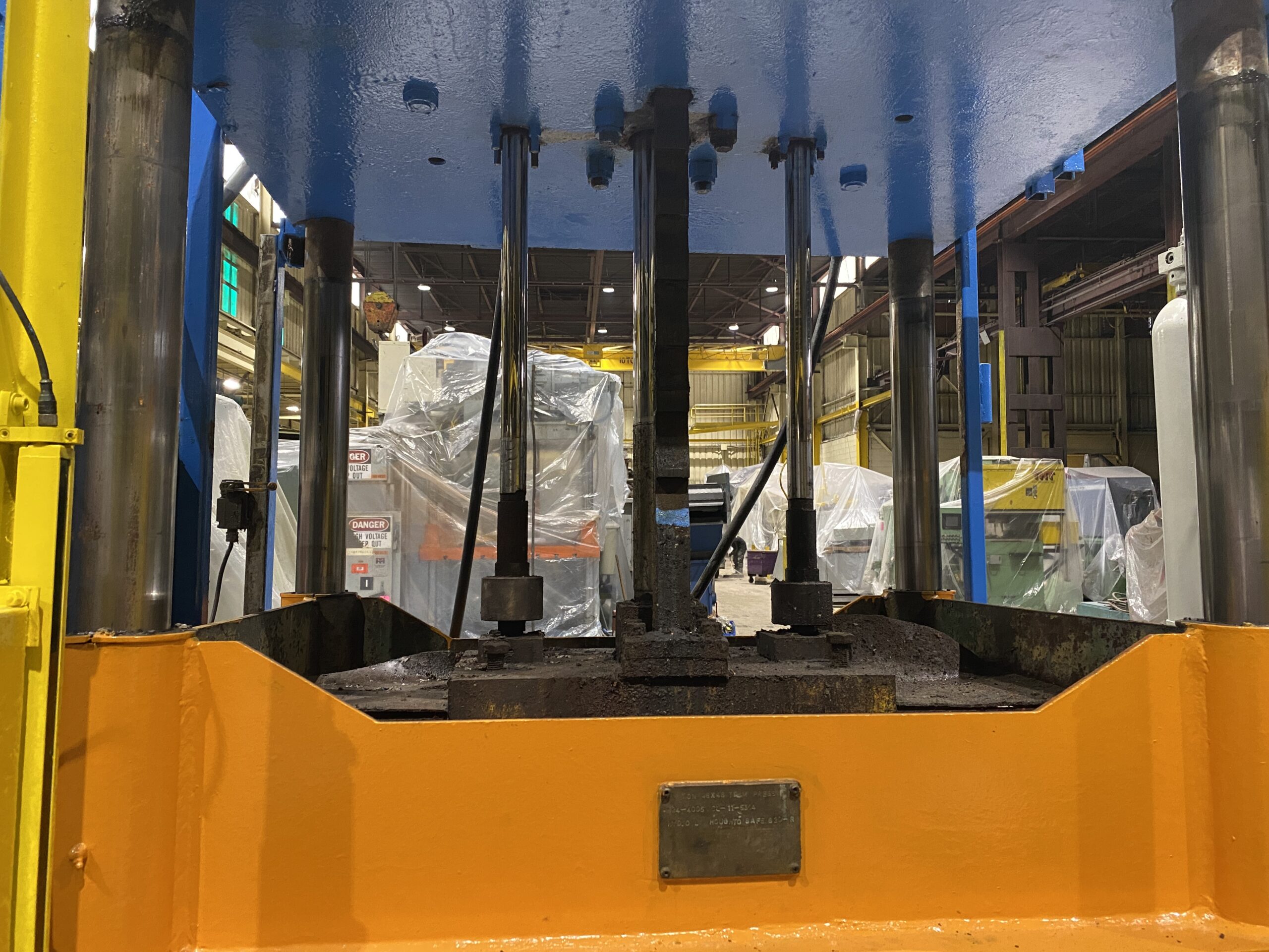 Detailed Picture of Used Trim Press for Die Casting