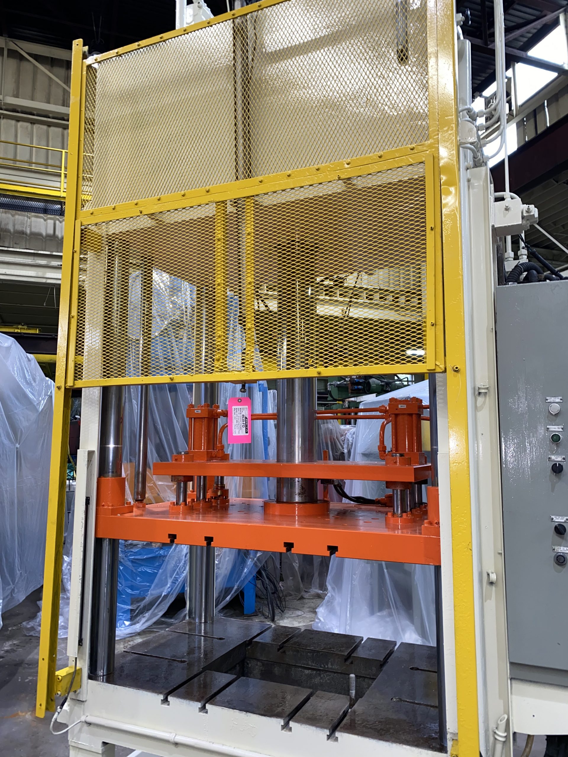 Detailed Picture of Used Trim Press for Die Casting