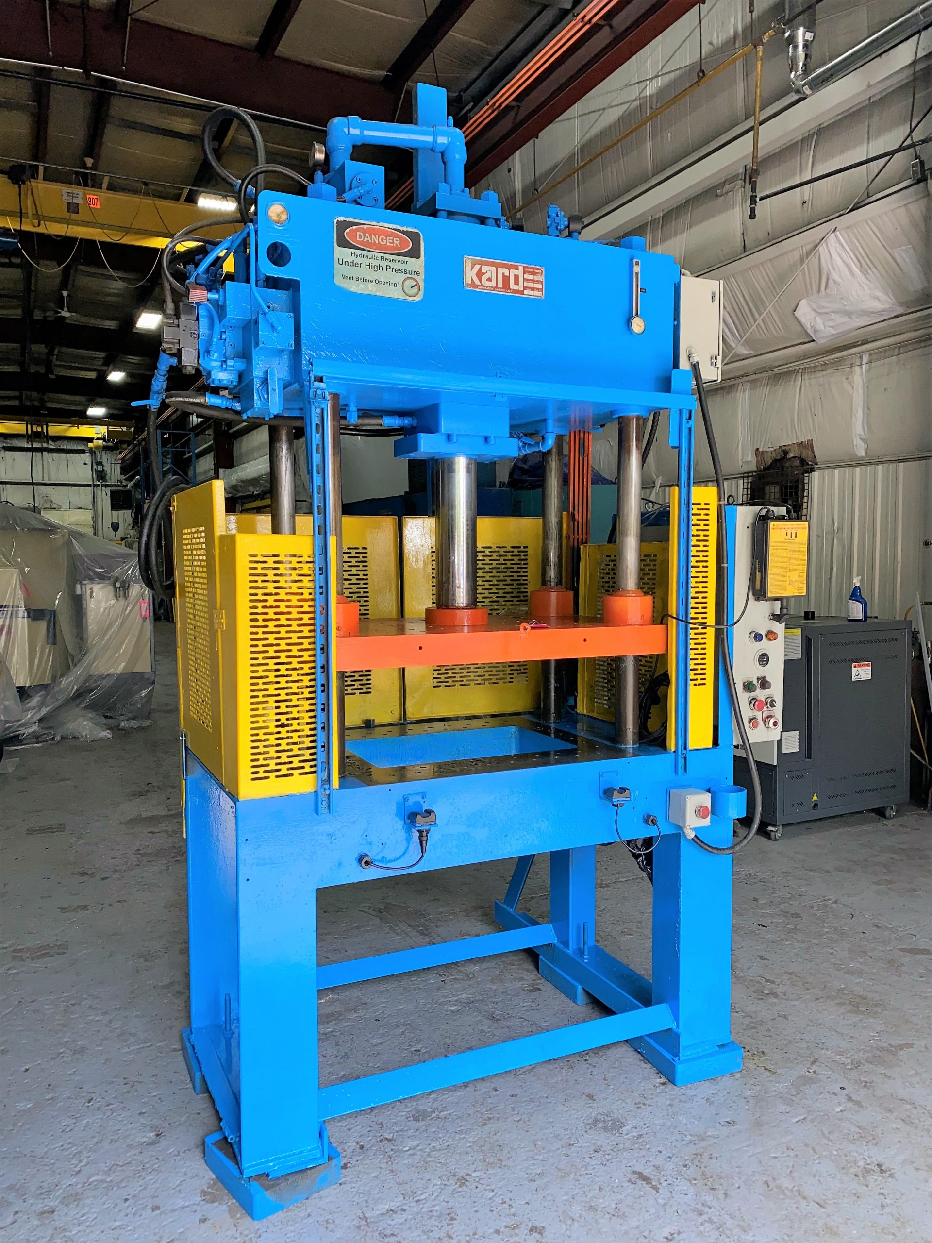 Detailed Picture of Used Trim Press for Die Casting
