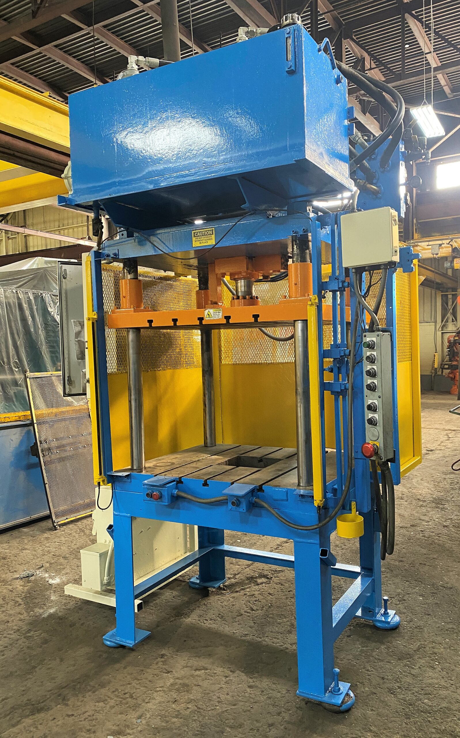 Detailed Picture of Used Trim Press for Die Casting