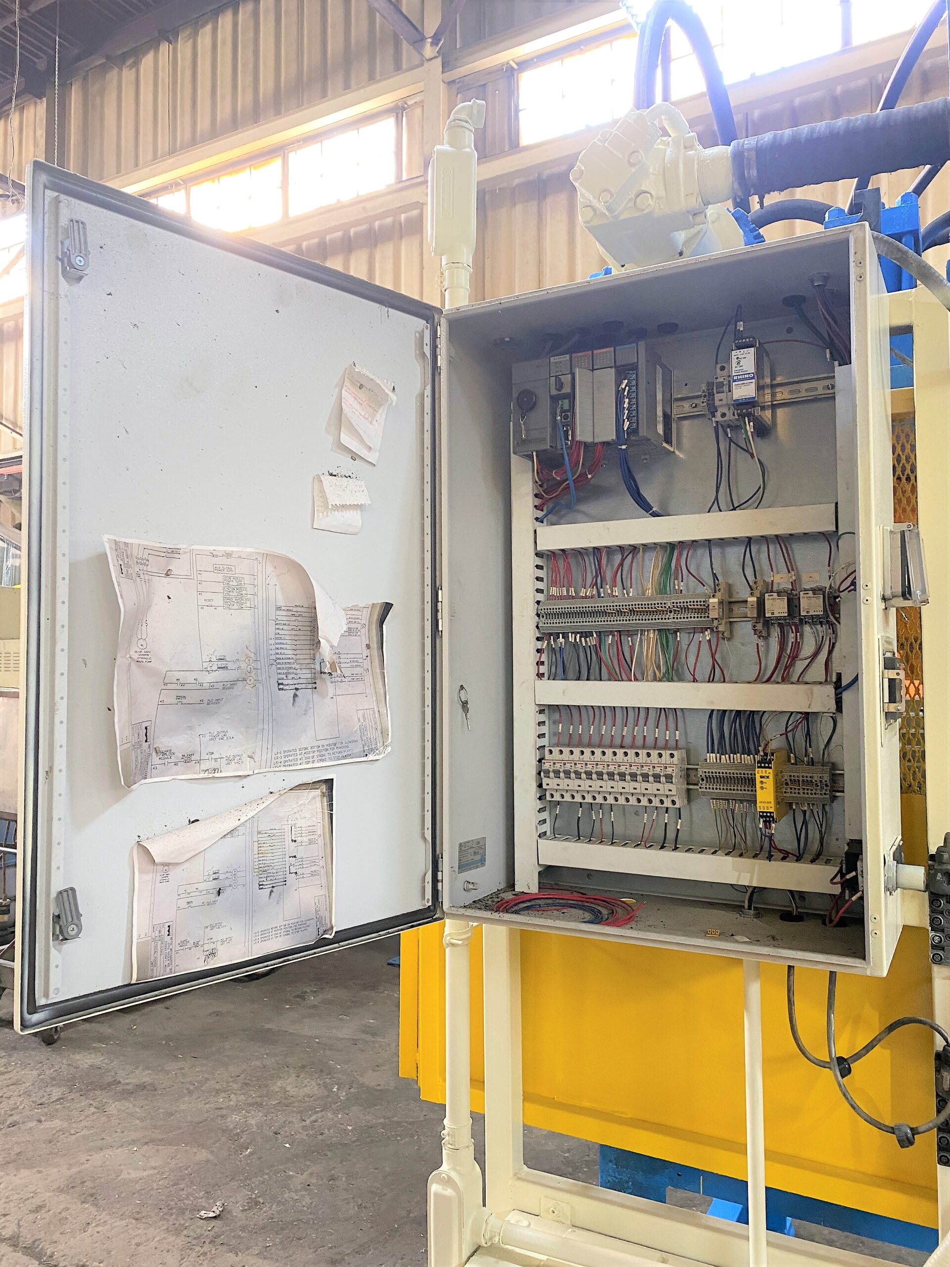 Detailed Picture of Used Trim Press for Die Casting