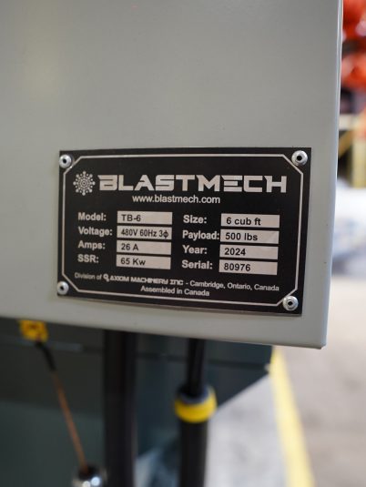 New BlastMech Tumble Blast Shot Blast Machine 6 Cubic Foot #4604