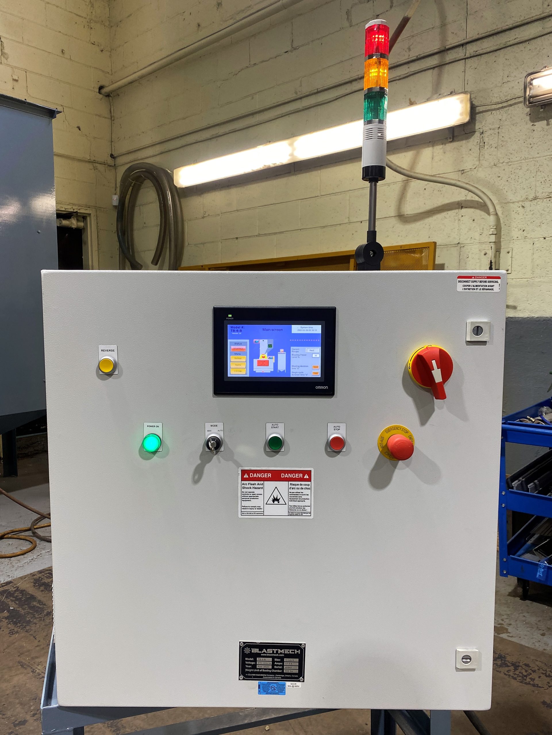 Picture of New BlastMech Tumble Shot Blast Machine