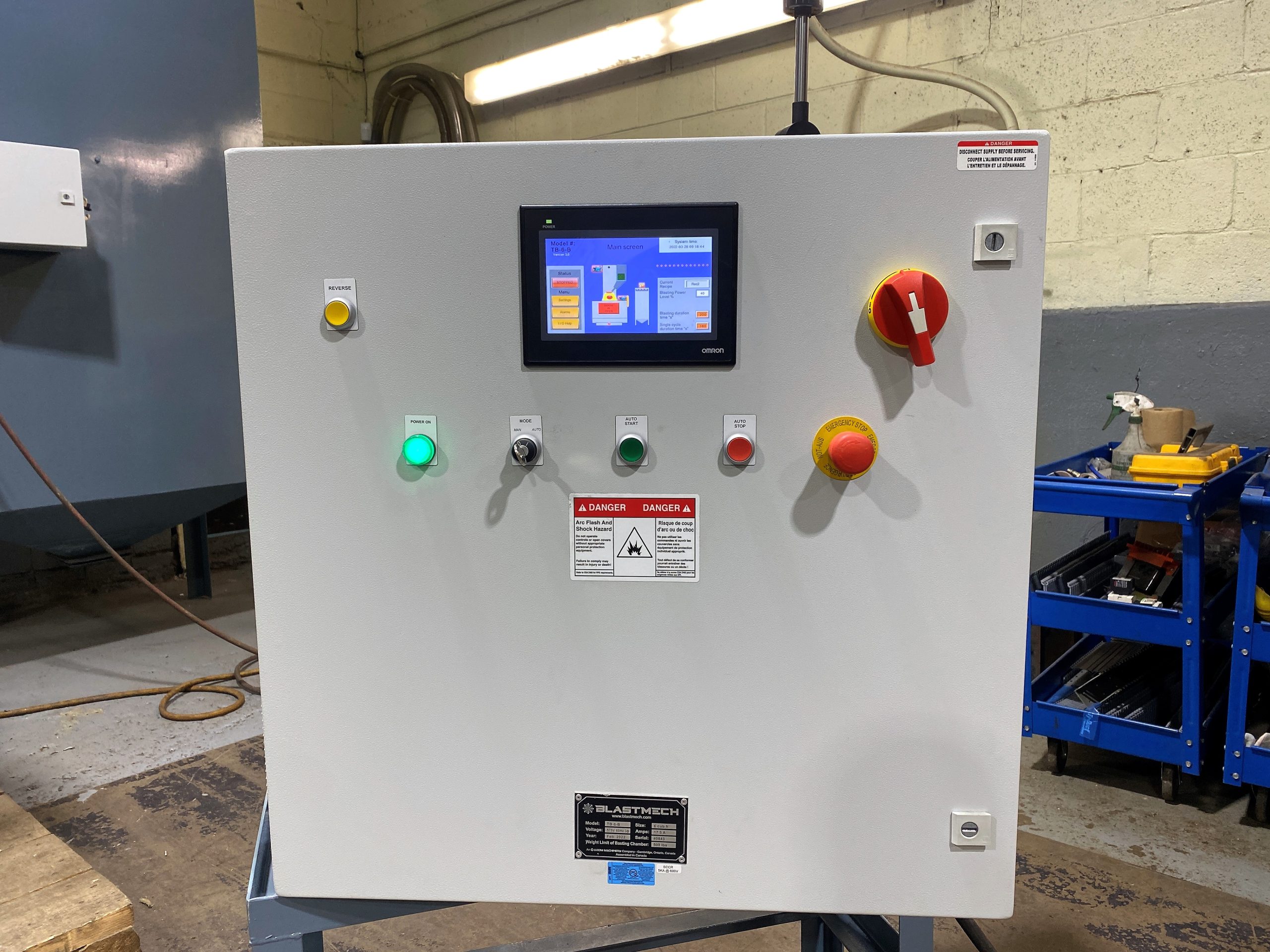 Image of New BlastMech Tumble Shot Blast Machine