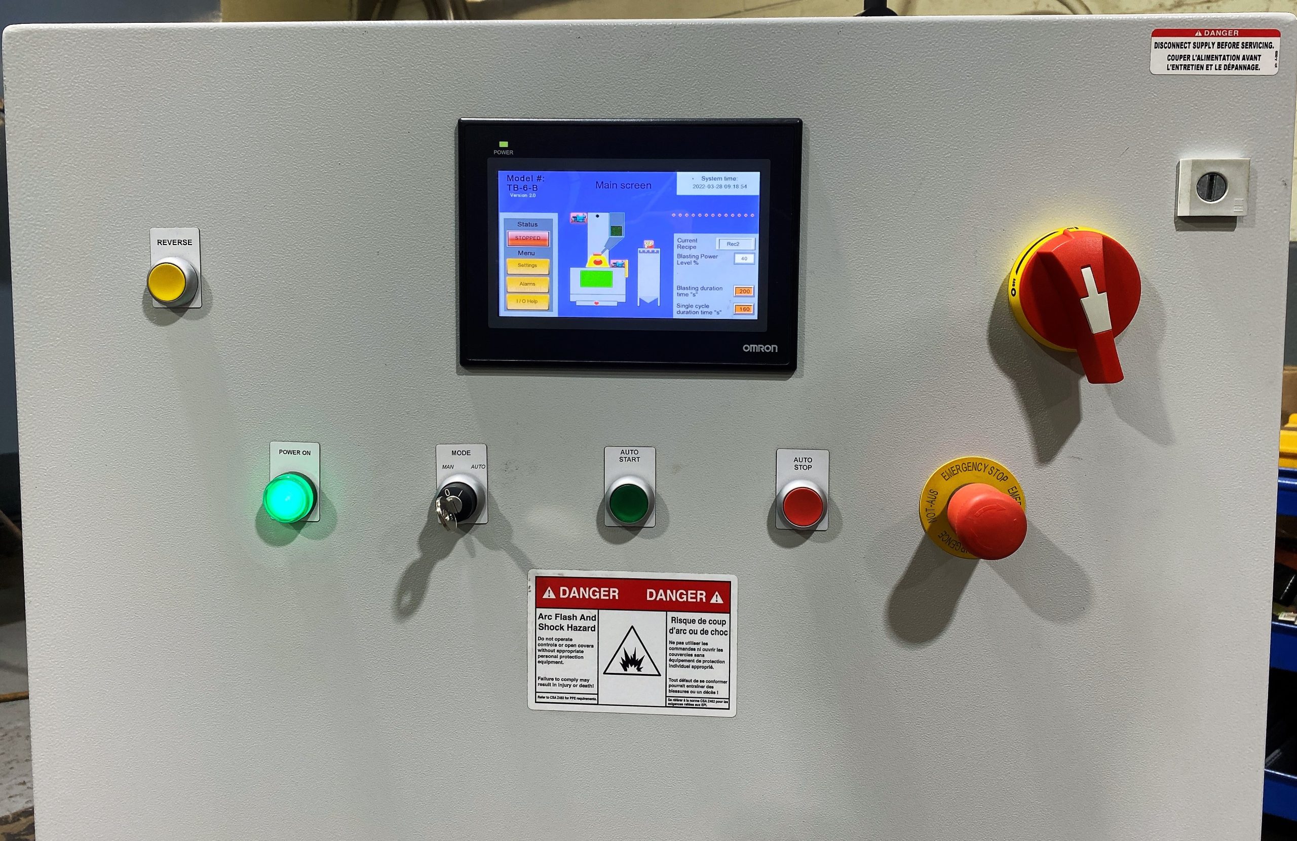 Detailed Picture of New BlastMech Tumble Shot Blast Machine