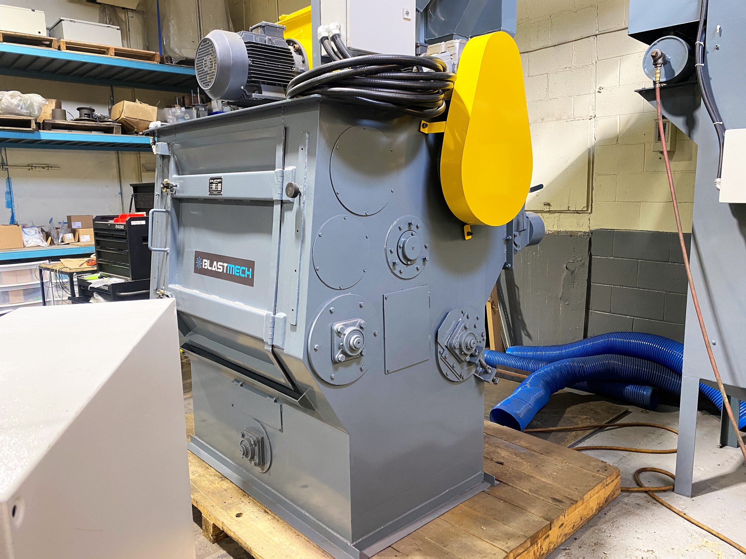 Detailed Picture of New BlastMech Tumble Shot Blast Machine