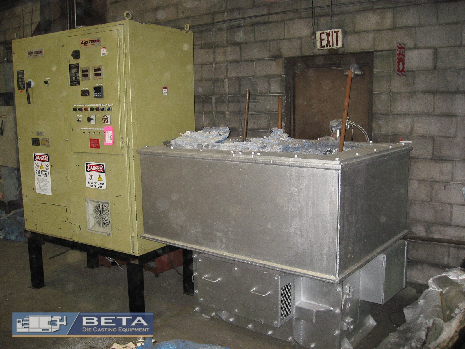Image of Used Ajax Electric Melting and Holding Furnace