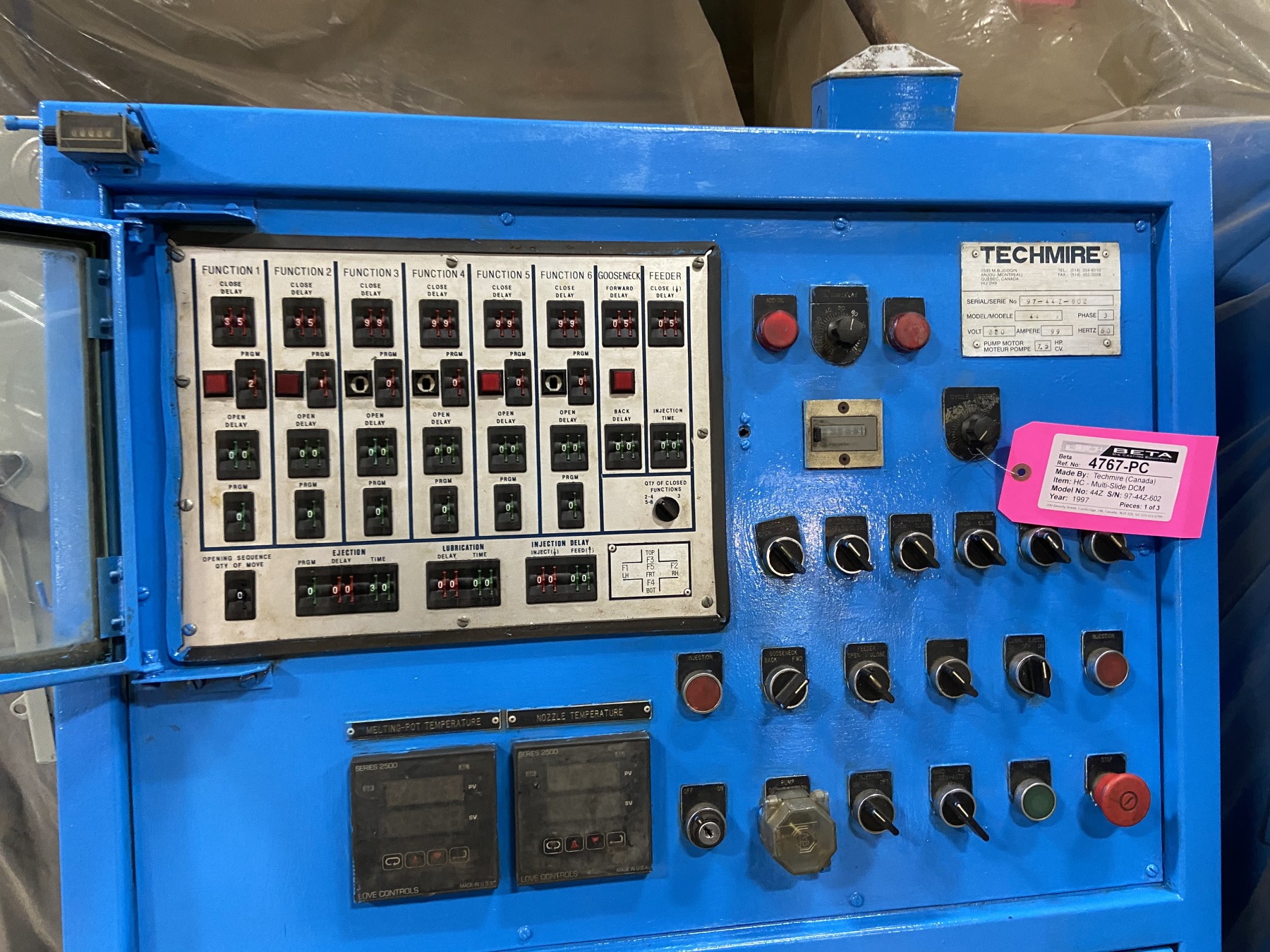 Picture of Used Techmire Multi-Slide Die Casting Machine