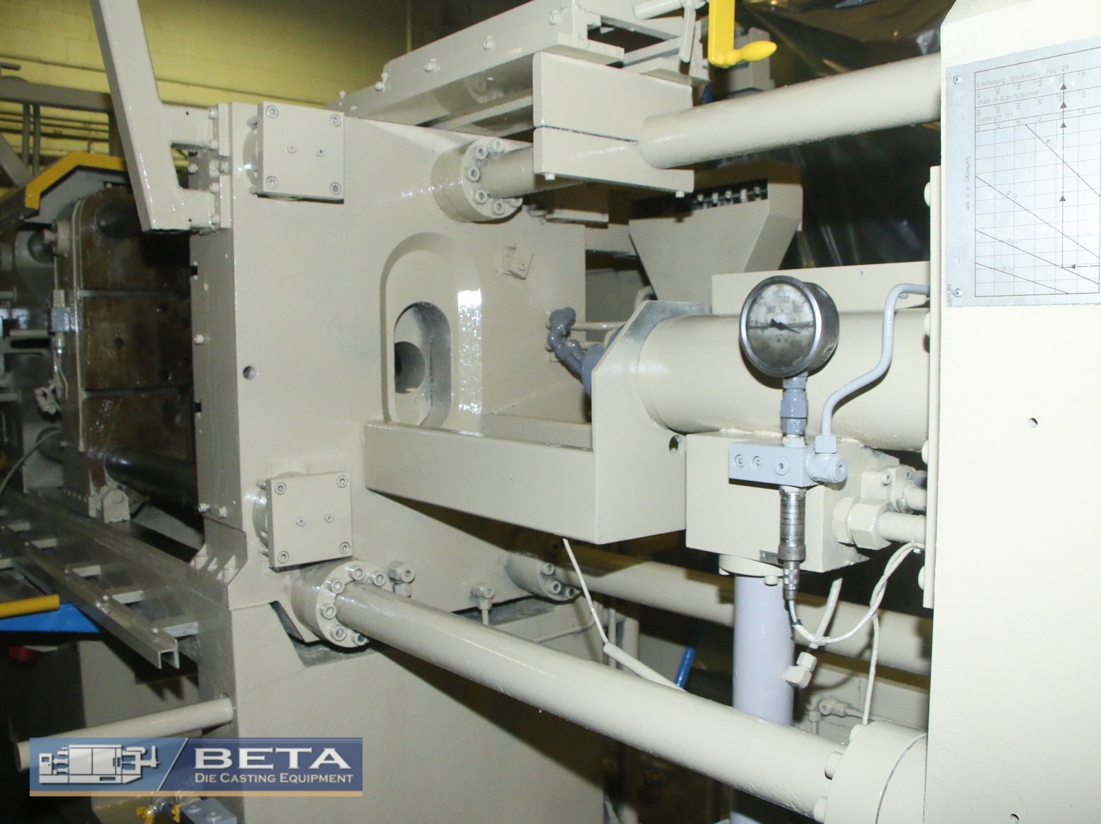 Detailed image of Used Cold Chamber Die Casting Machine