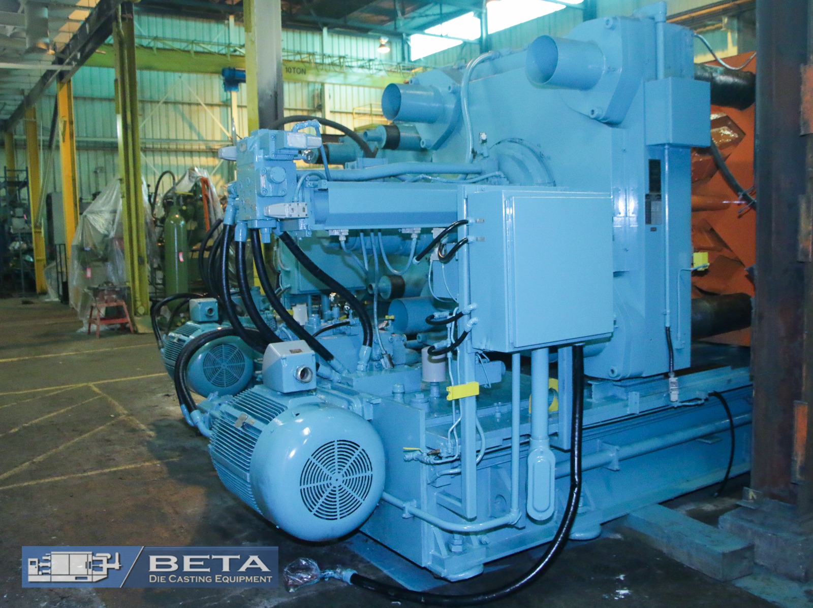 Detailed Picture of Used Cold Chamber Die Casting Machine