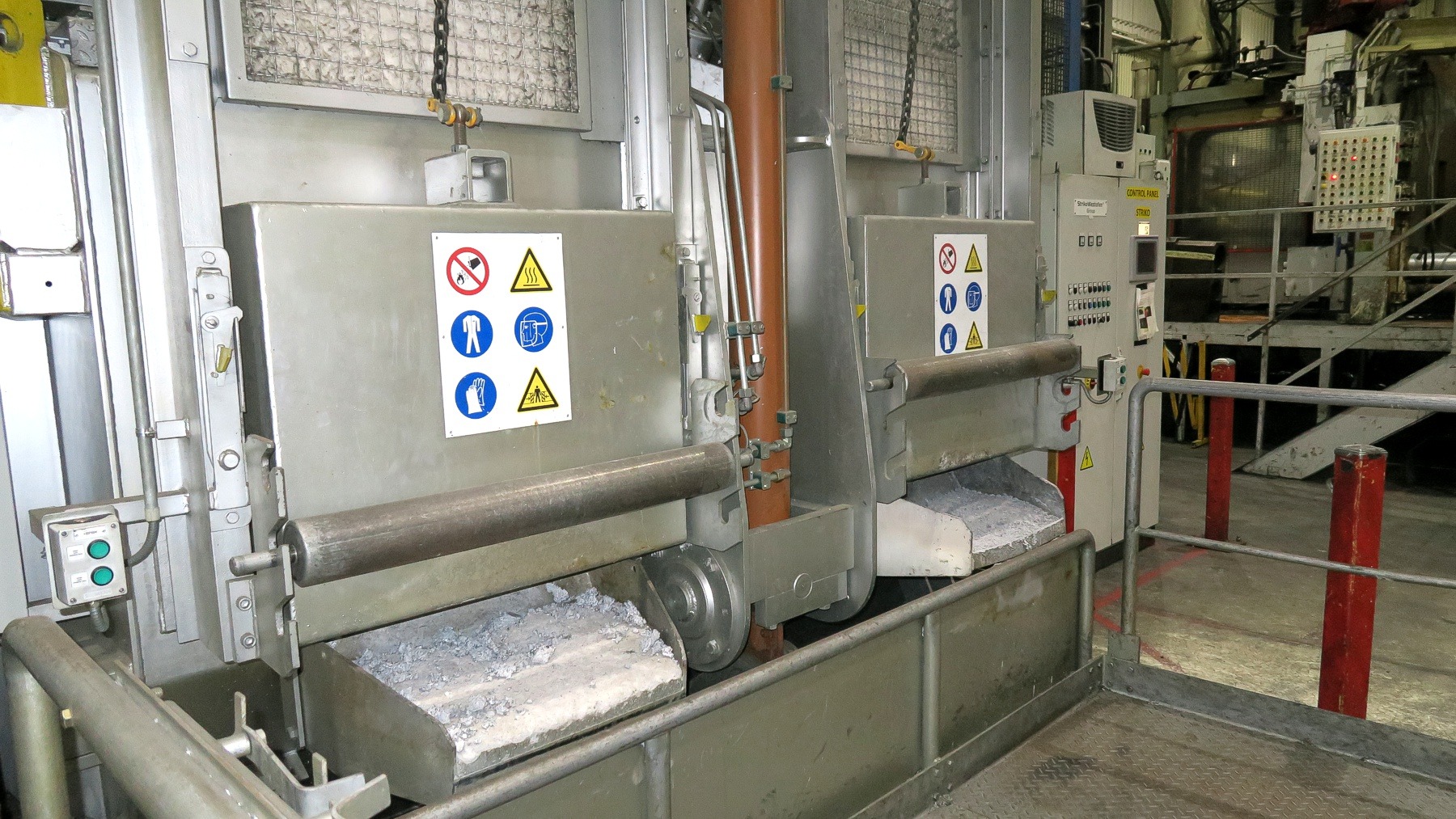 Detailed image of Used Striko Westofen Gas Melting and Holding Furnace