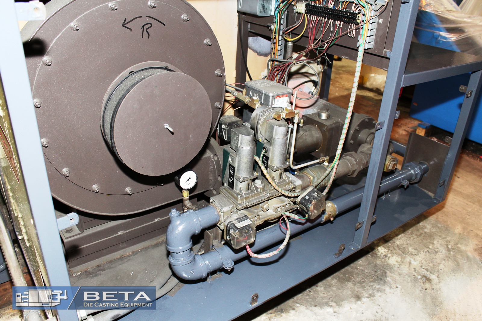 Detailed Picture of Used Thermtronix Melting and Holding Gas Furnace