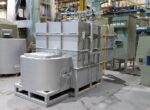 Dynamo Horno de fusión y mantenimiento a gas de hogar seco de 2200 lbs #4477