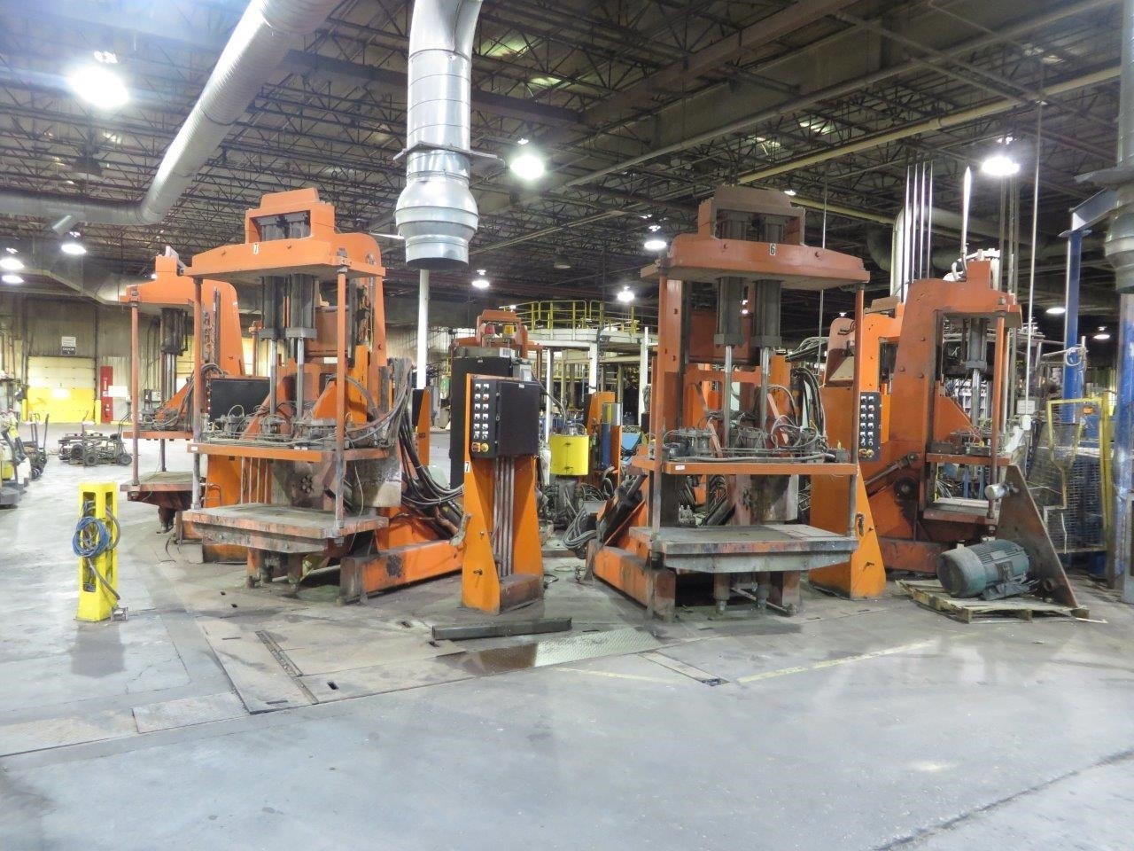 Picture of Used Hall 3HS Tilt Pour Molding Gravity Die Casting Machine
