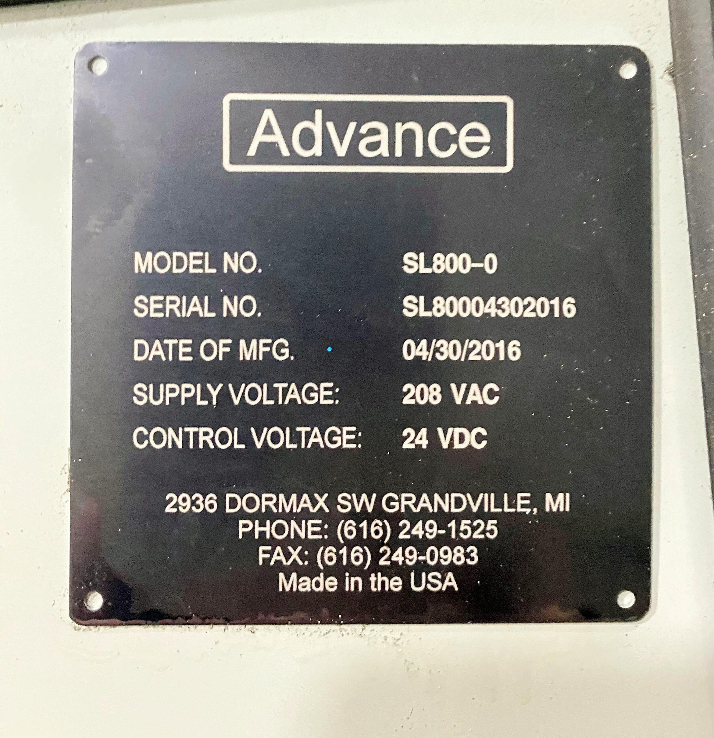 Detailed Picture of Used Advance Ladle Die Casting