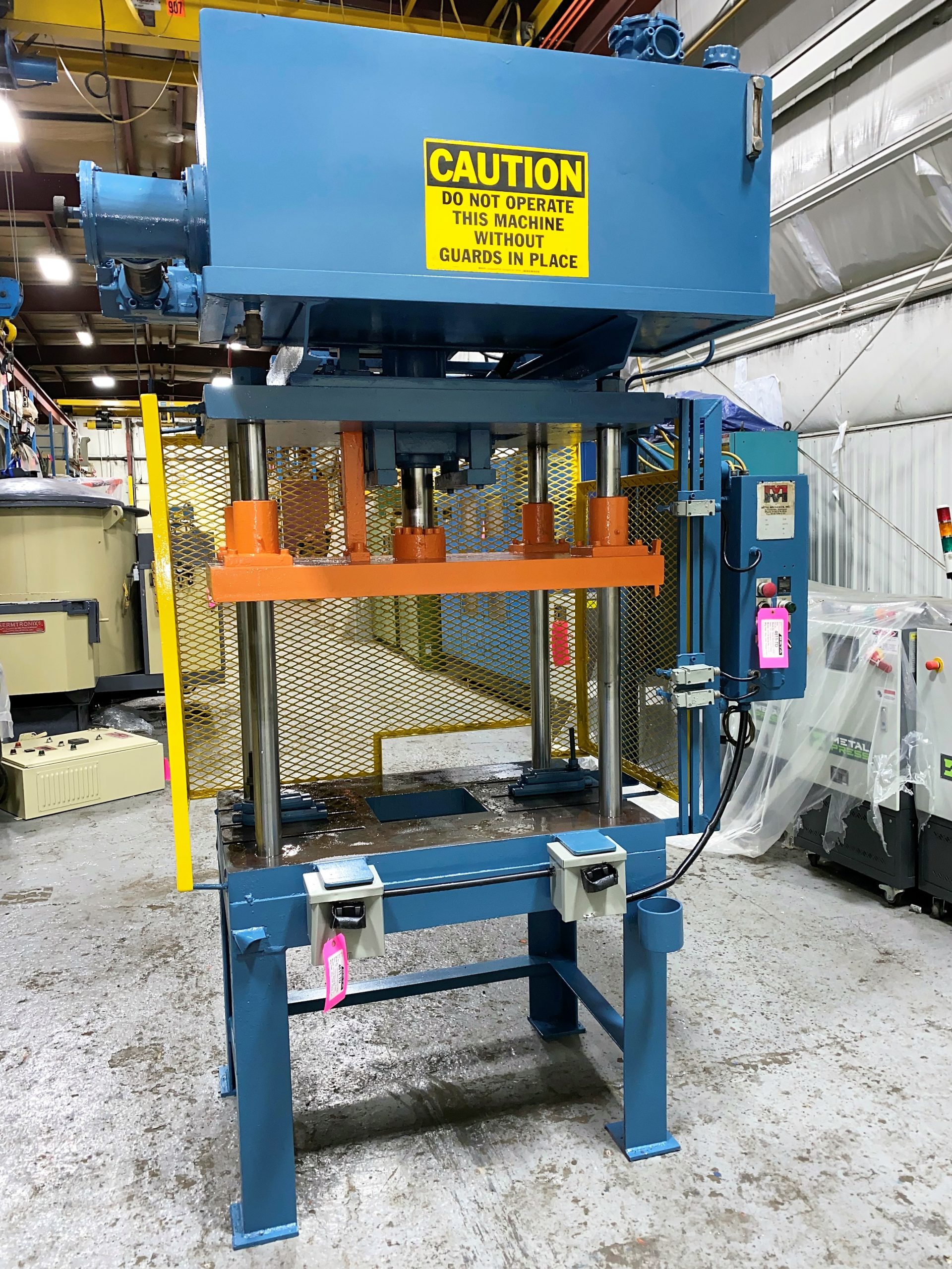 Detailed Picture of Used Trim Press for Die Casting