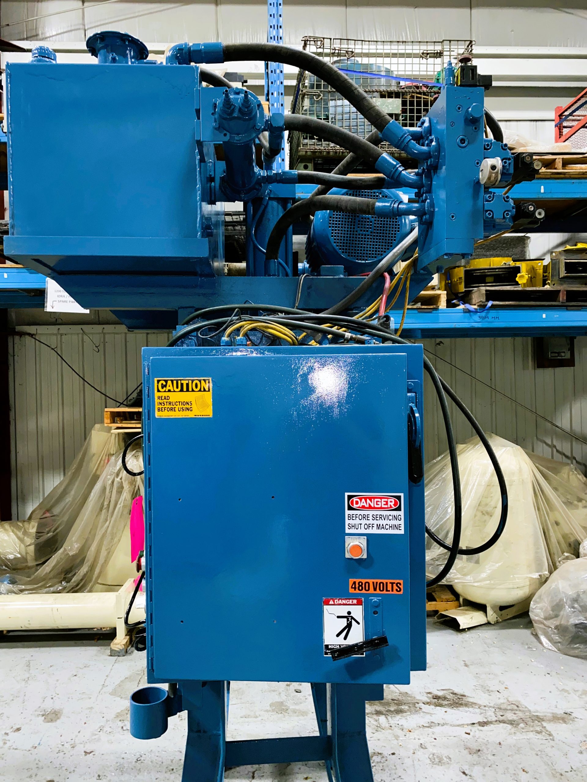 Detailed Picture of Used Trim Press for Die Casting