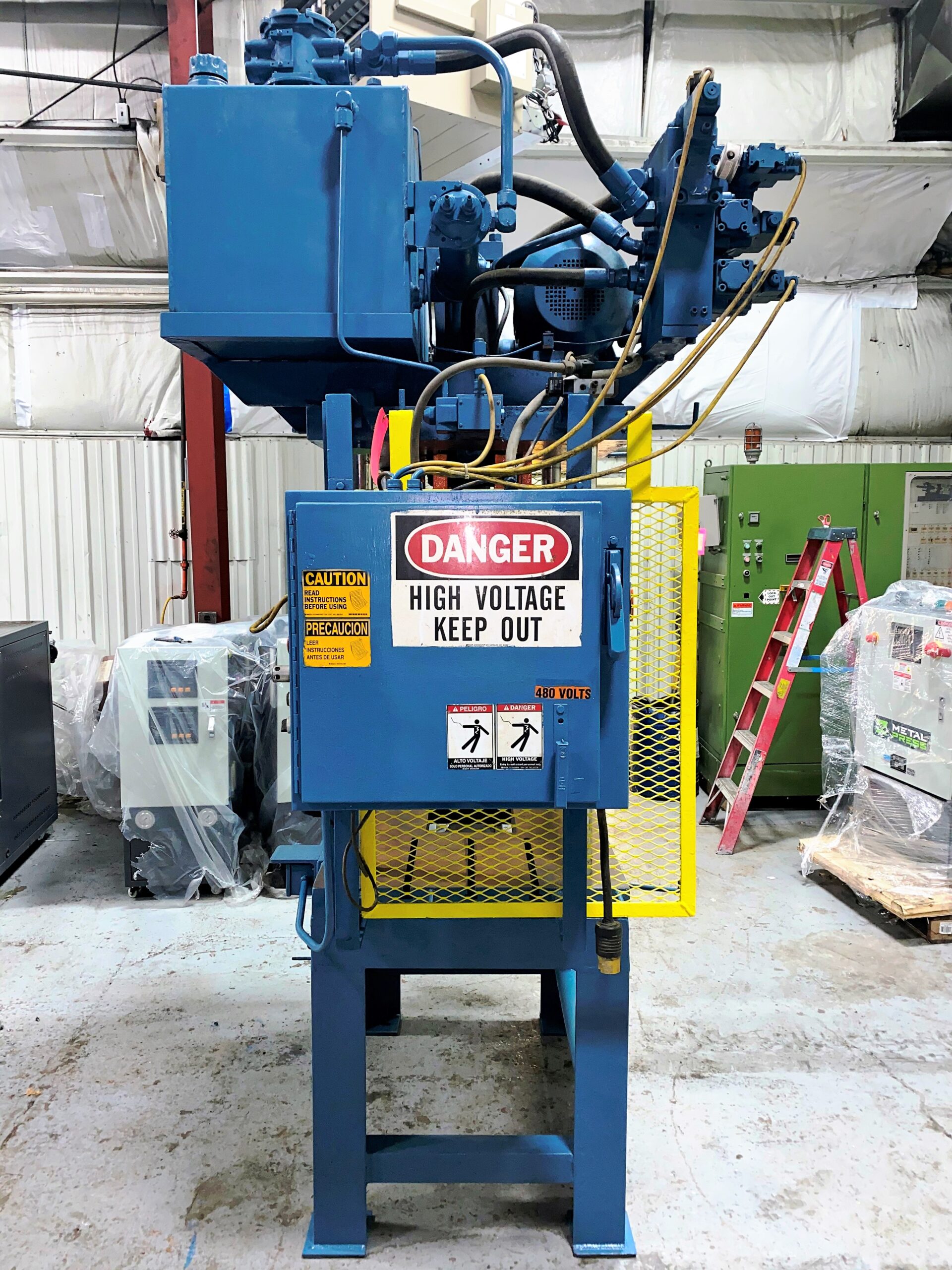 Detailed Picture of Used Trim Press for Die Casting