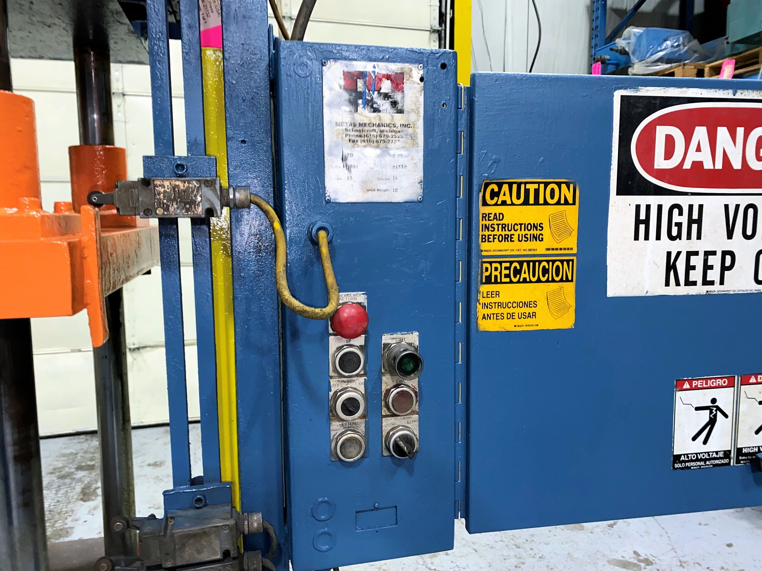 Detailed image of Used Trim Press for Die Casting