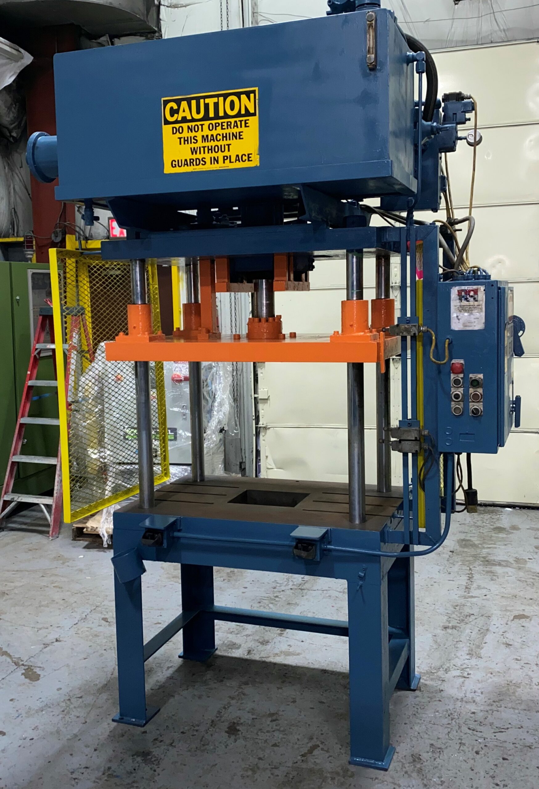 Detailed Picture of Used Trim Press for Die Casting