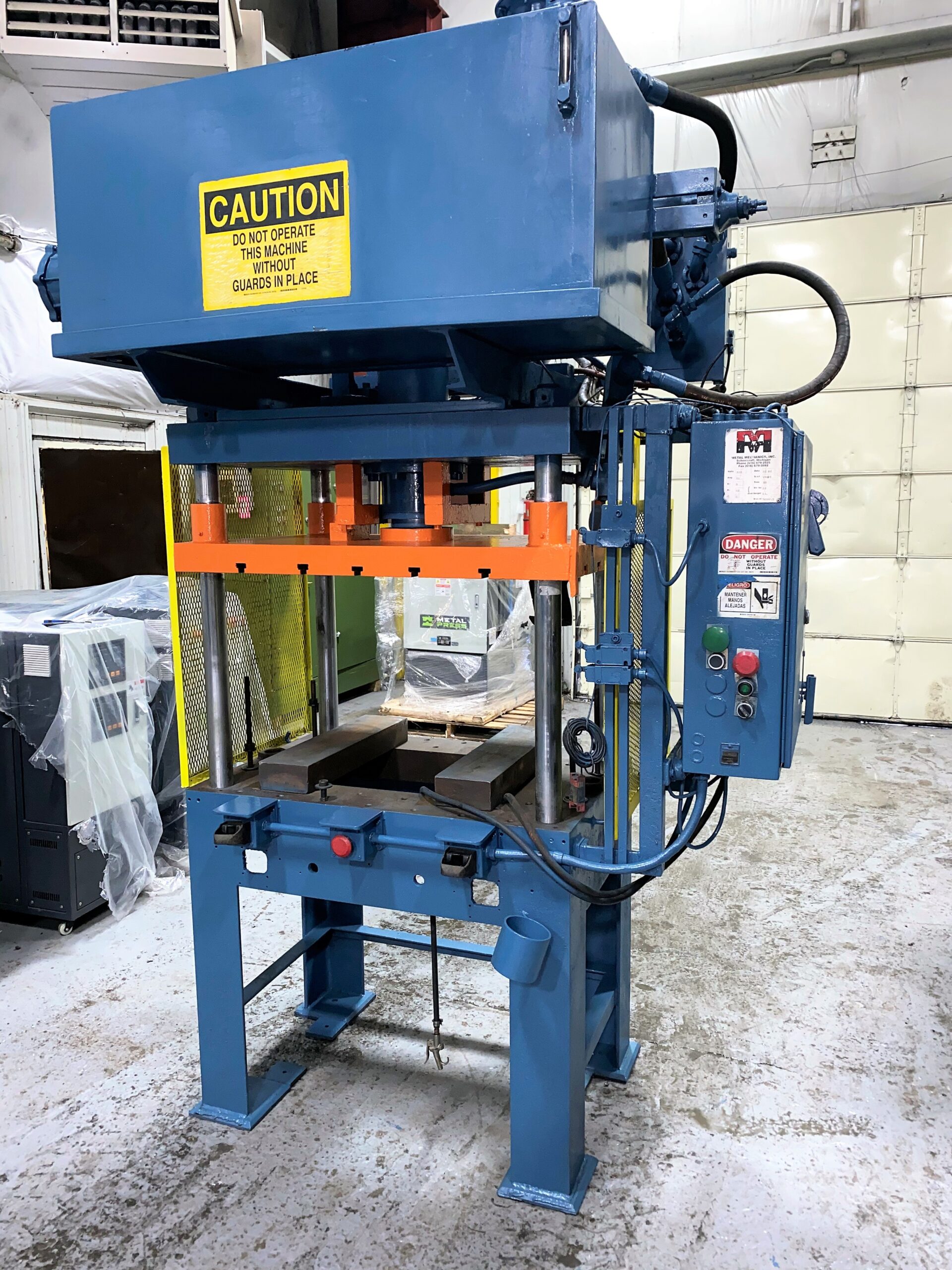 Detailed Picture of Used Trim Press for Die Casting