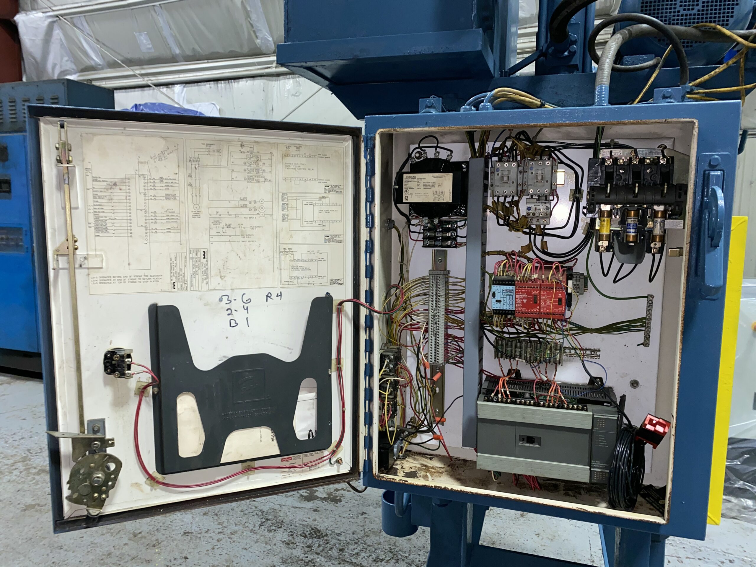 Detailed Picture of Used Trim Press for Die Casting