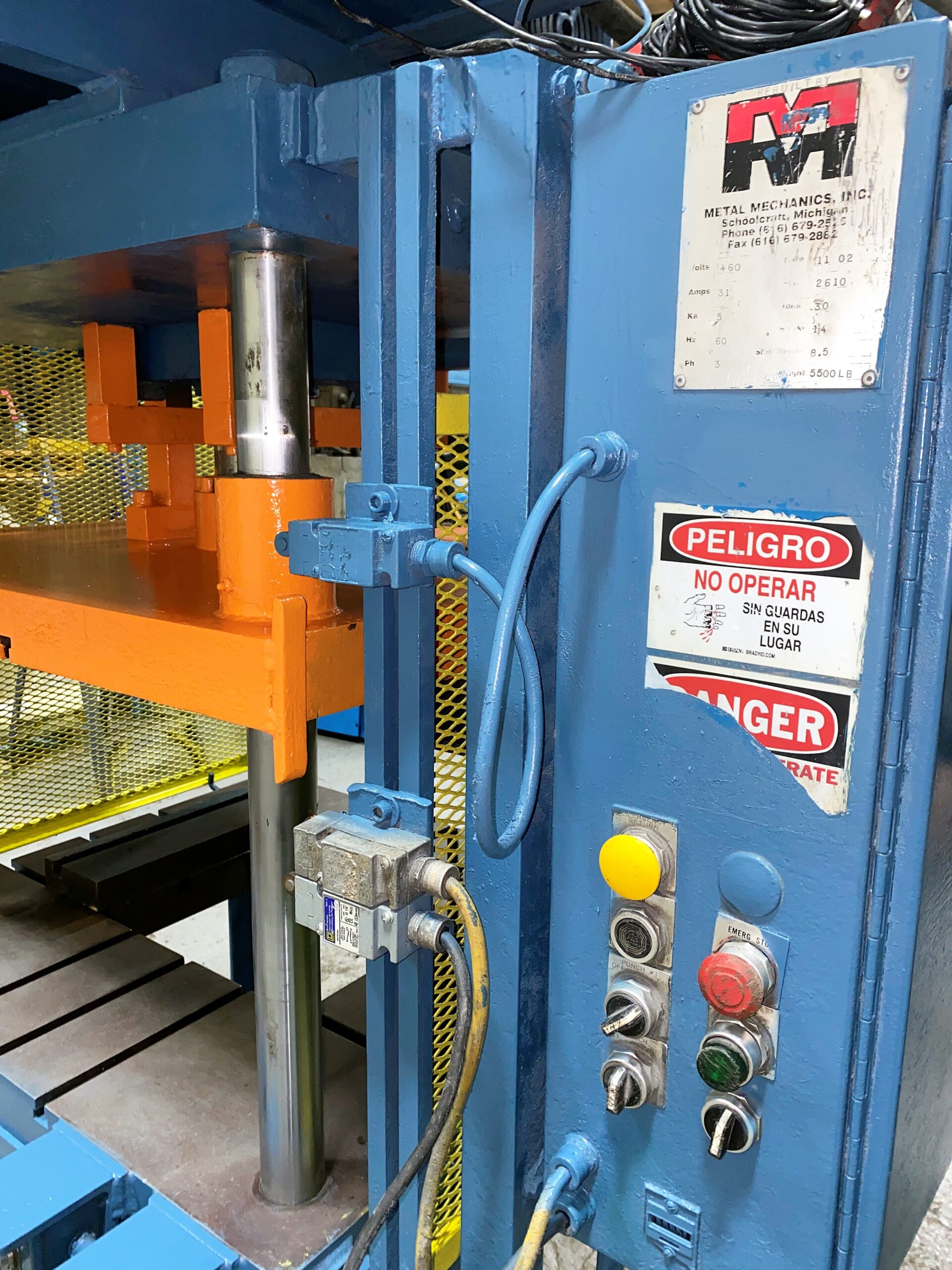 Picture of Used Trim Press for Die Casting