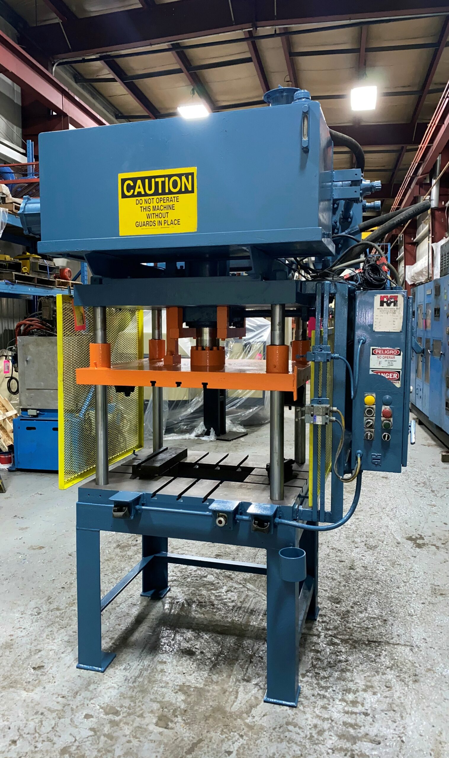 Detailed Picture of Used Trim Press for Die Casting