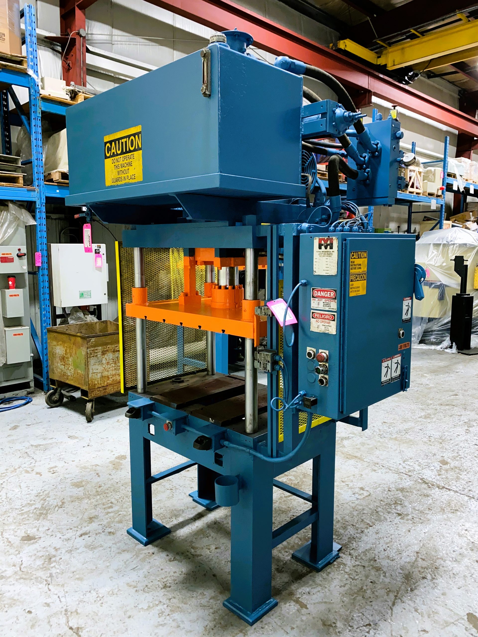 Detailed Picture of Used Trim Press for Die Casting