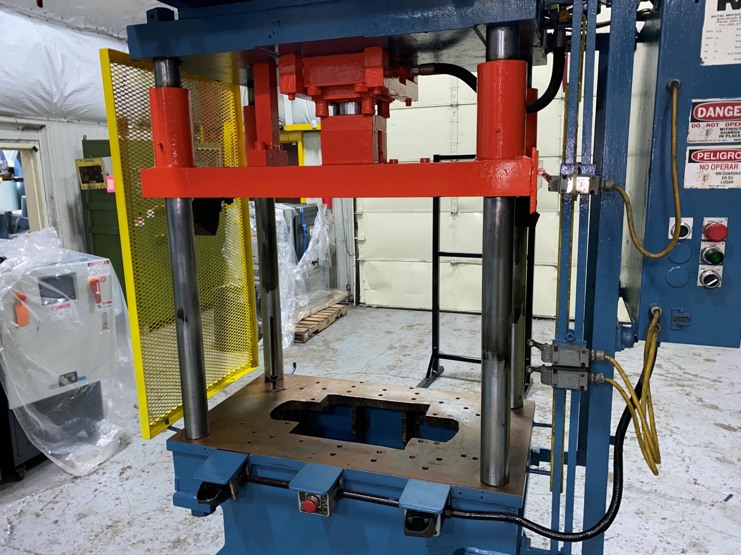 Detailed Picture of Used Trim Press for Die Casting