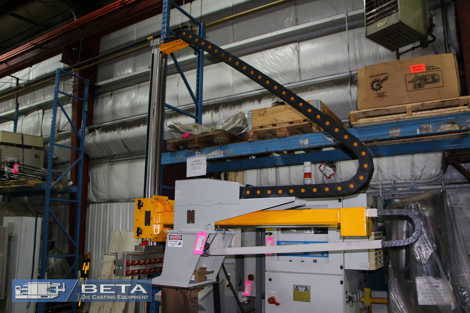 Detailed Picture of Used MetalPress Sprayer For Die Casting