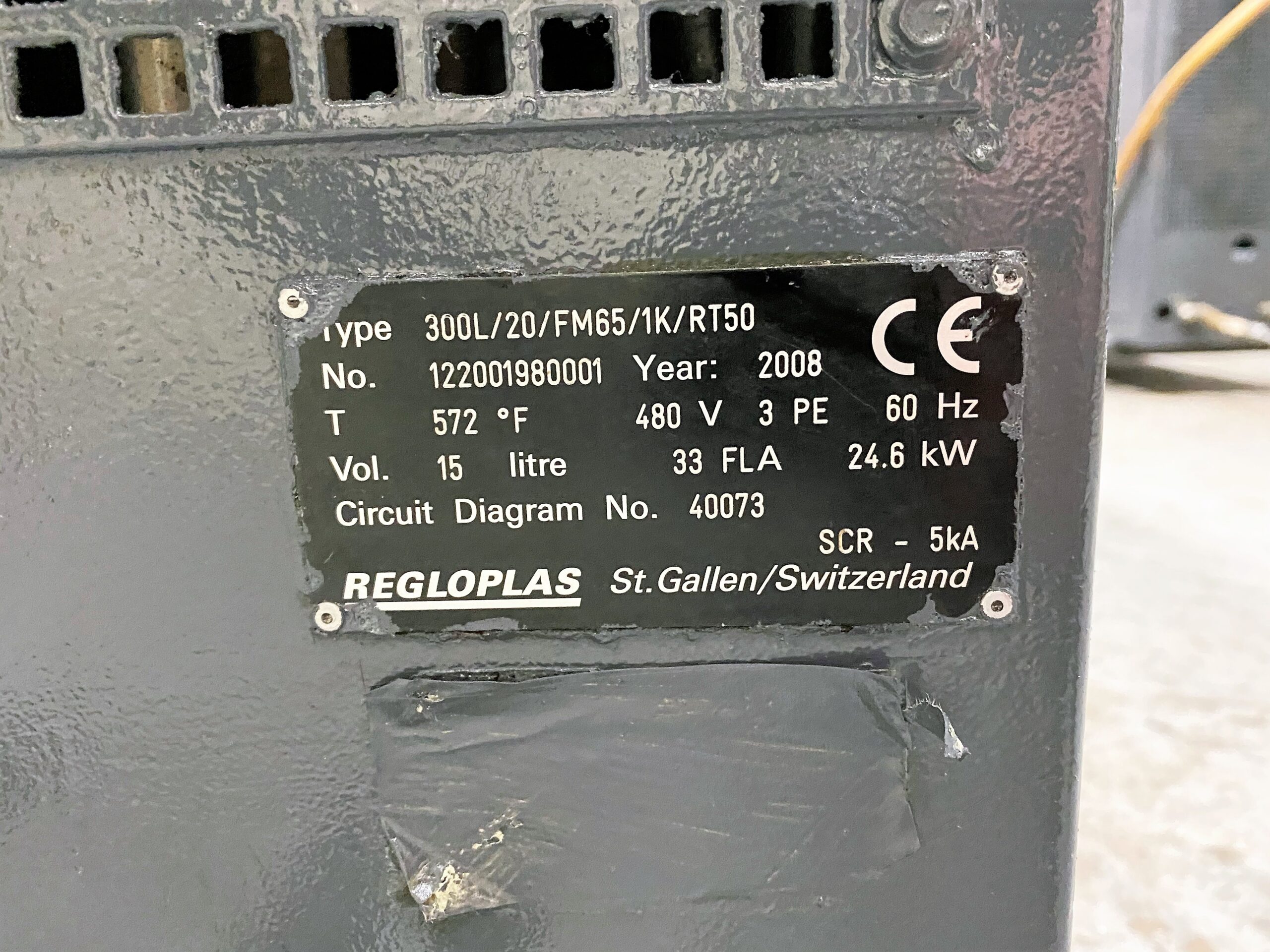 Picture of Used Regloplas Hot Oil Temperature Control Unit