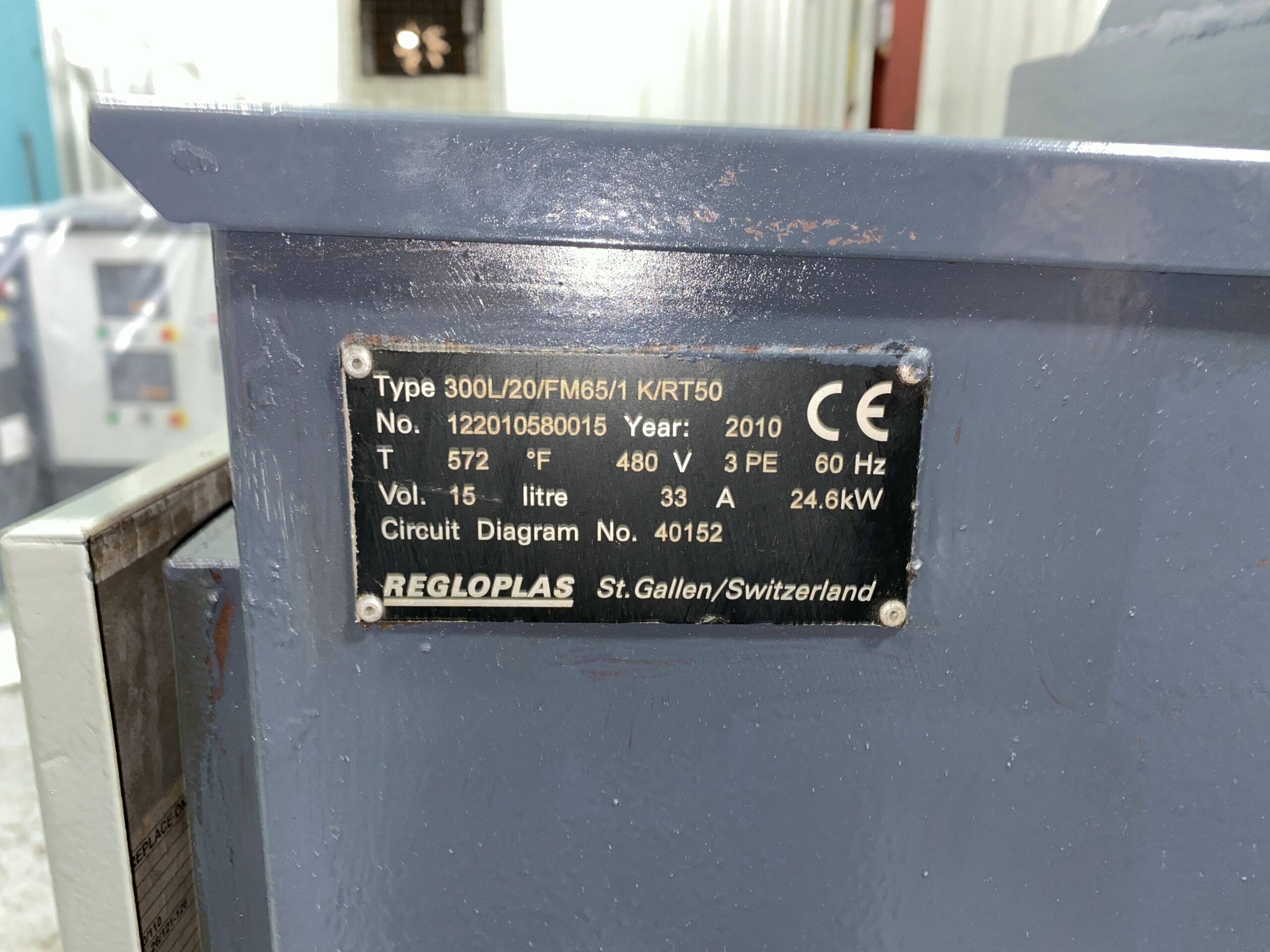 Detailed image of Used Regloplas Hot Oil Temperature Control Unit