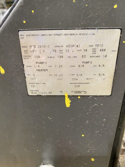 Detailed image of Used Sterlco Hot Oil Temperature Control Unit