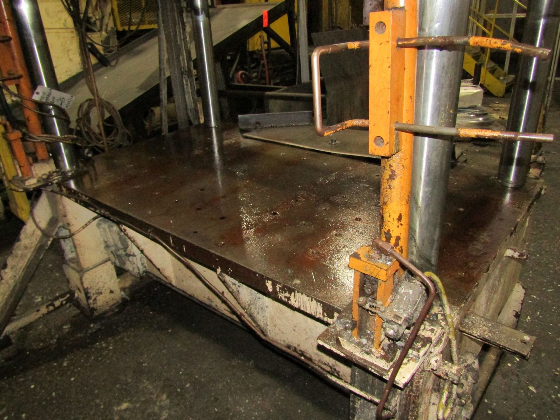 Detailed Picture of Used Trim Press for Die Casting