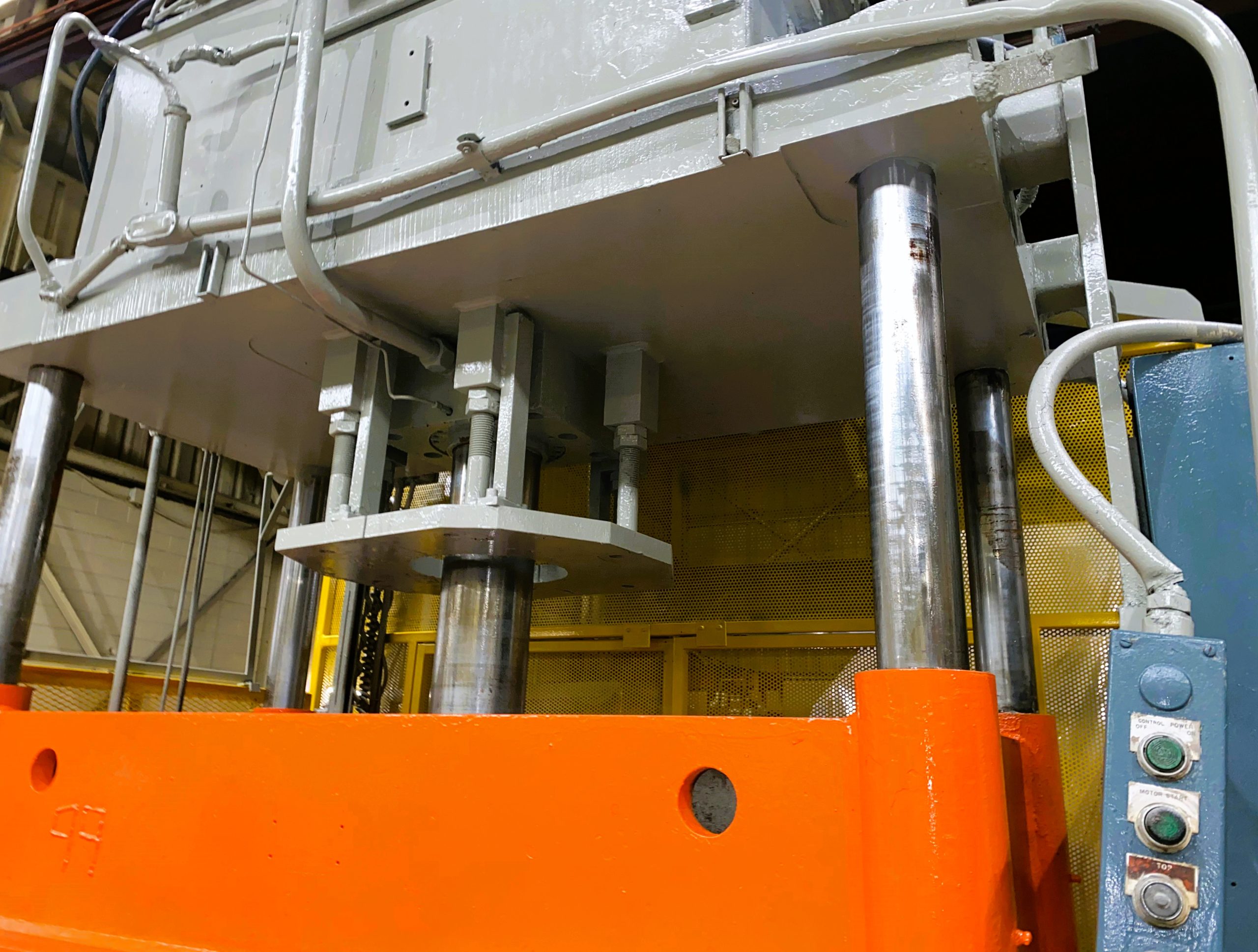 Detailed Picture of Used Trim Press for Die Casting