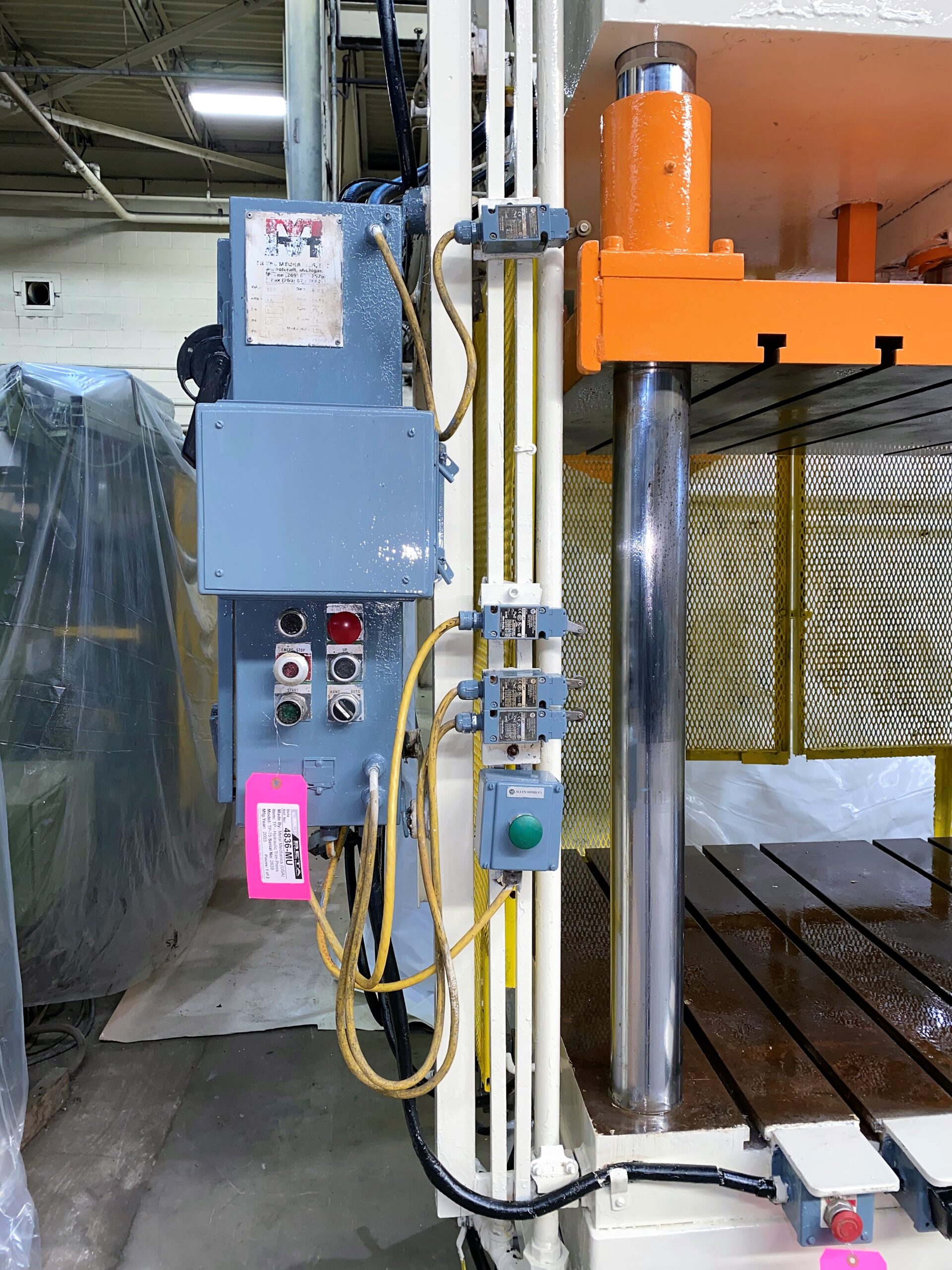 Detailed image of Used Trim Press for Die Casting