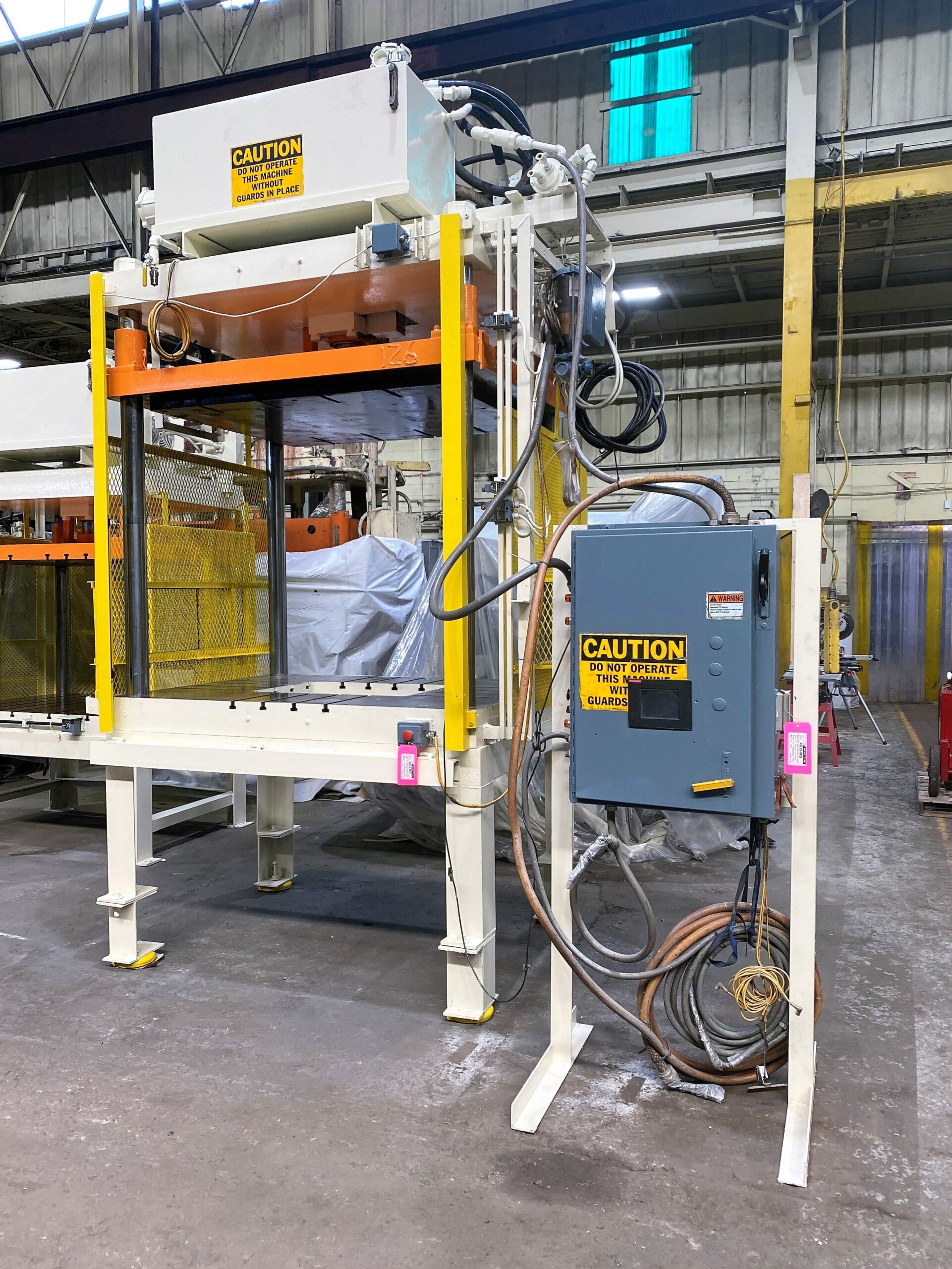 Detailed Picture of Used Trim Press for Die Casting