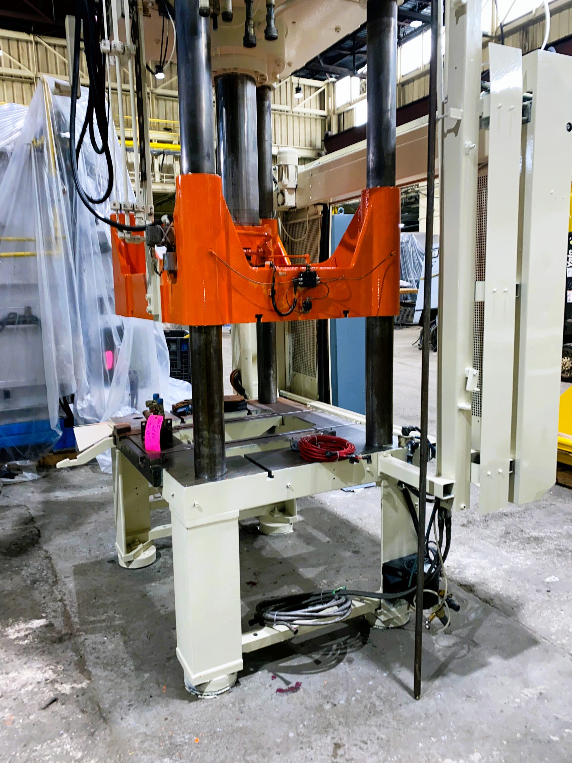 Detailed Picture of Used Trim Press for Die Casting