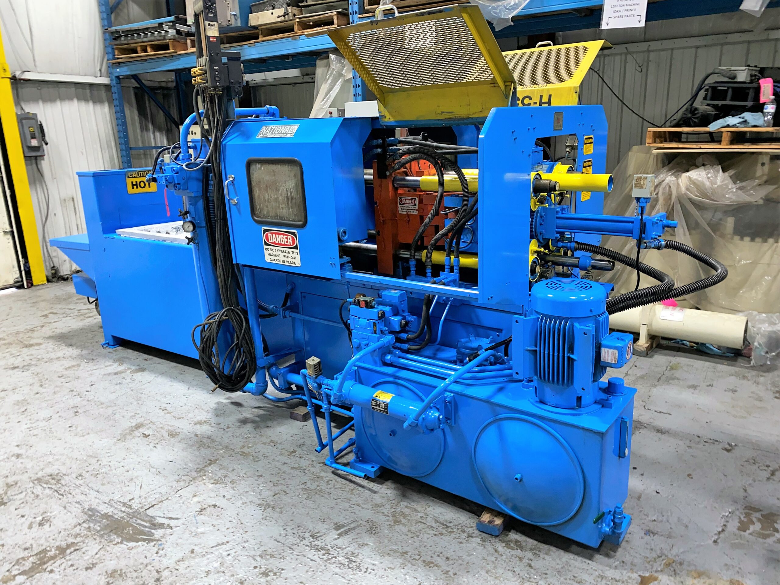Detailed Picture of Used Hot Chamber Die Casting Machine