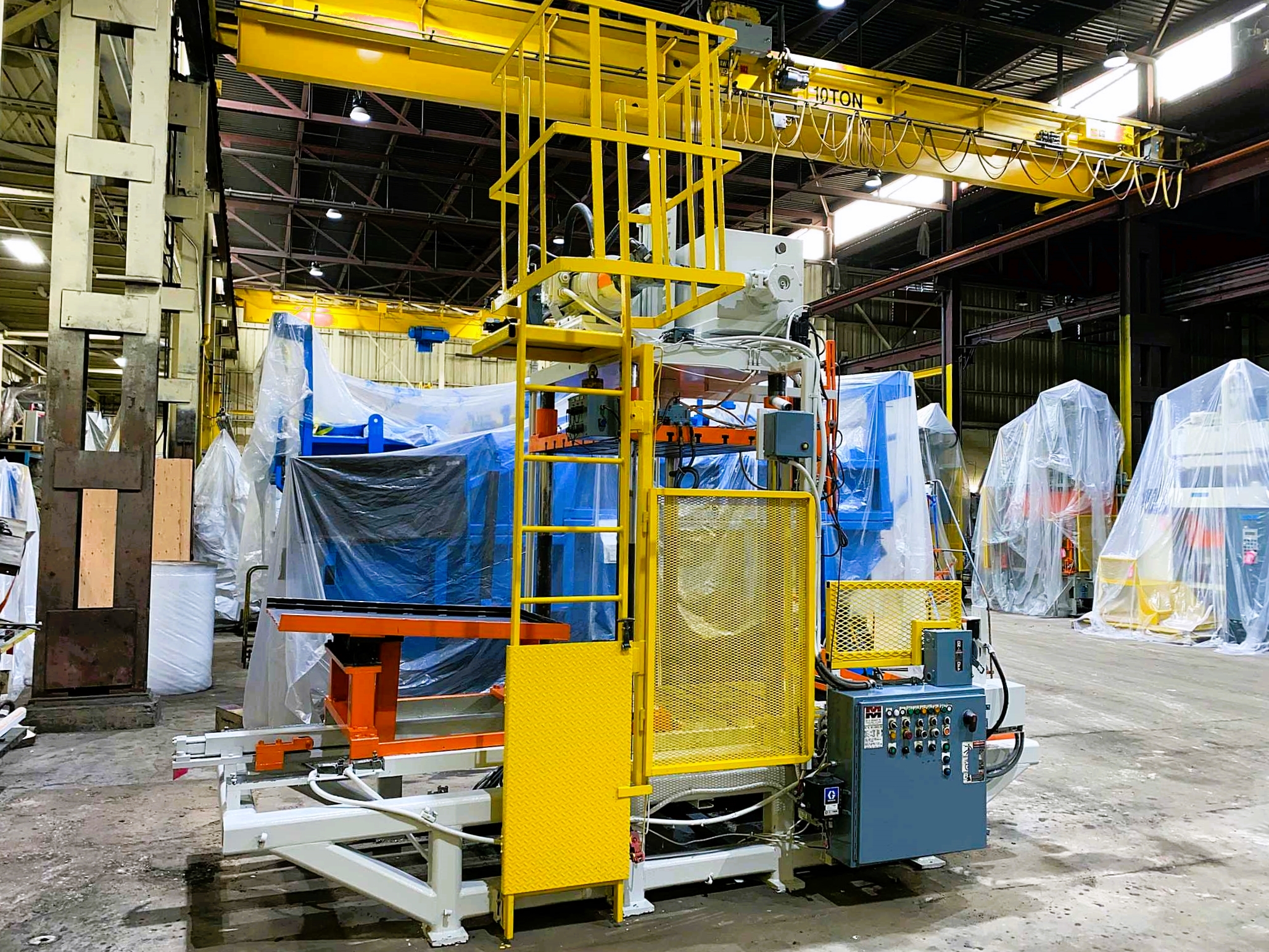 Detailed Picture of Used Trim Press for Die Casting