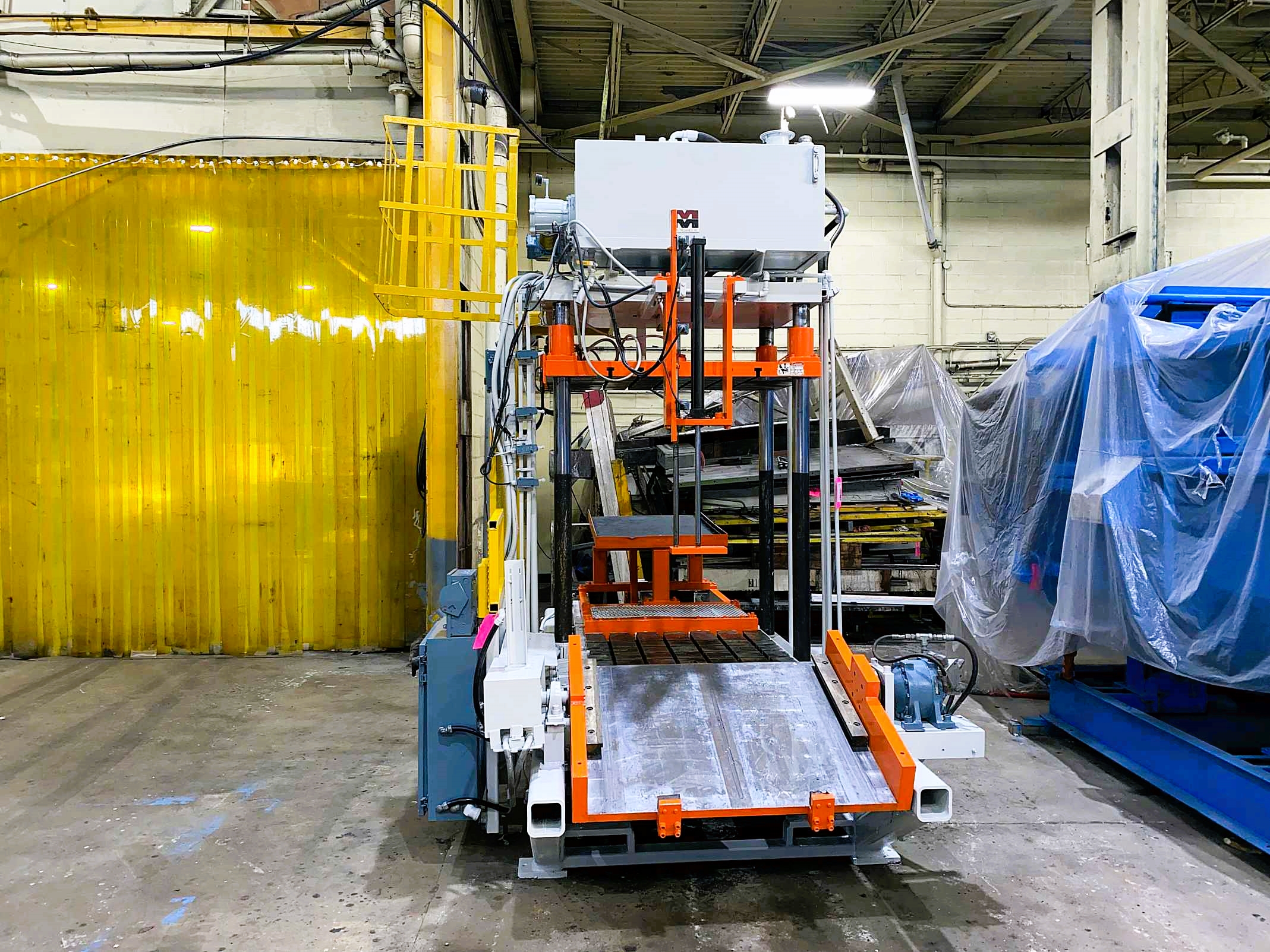 Detailed Picture of Used Trim Press for Die Casting