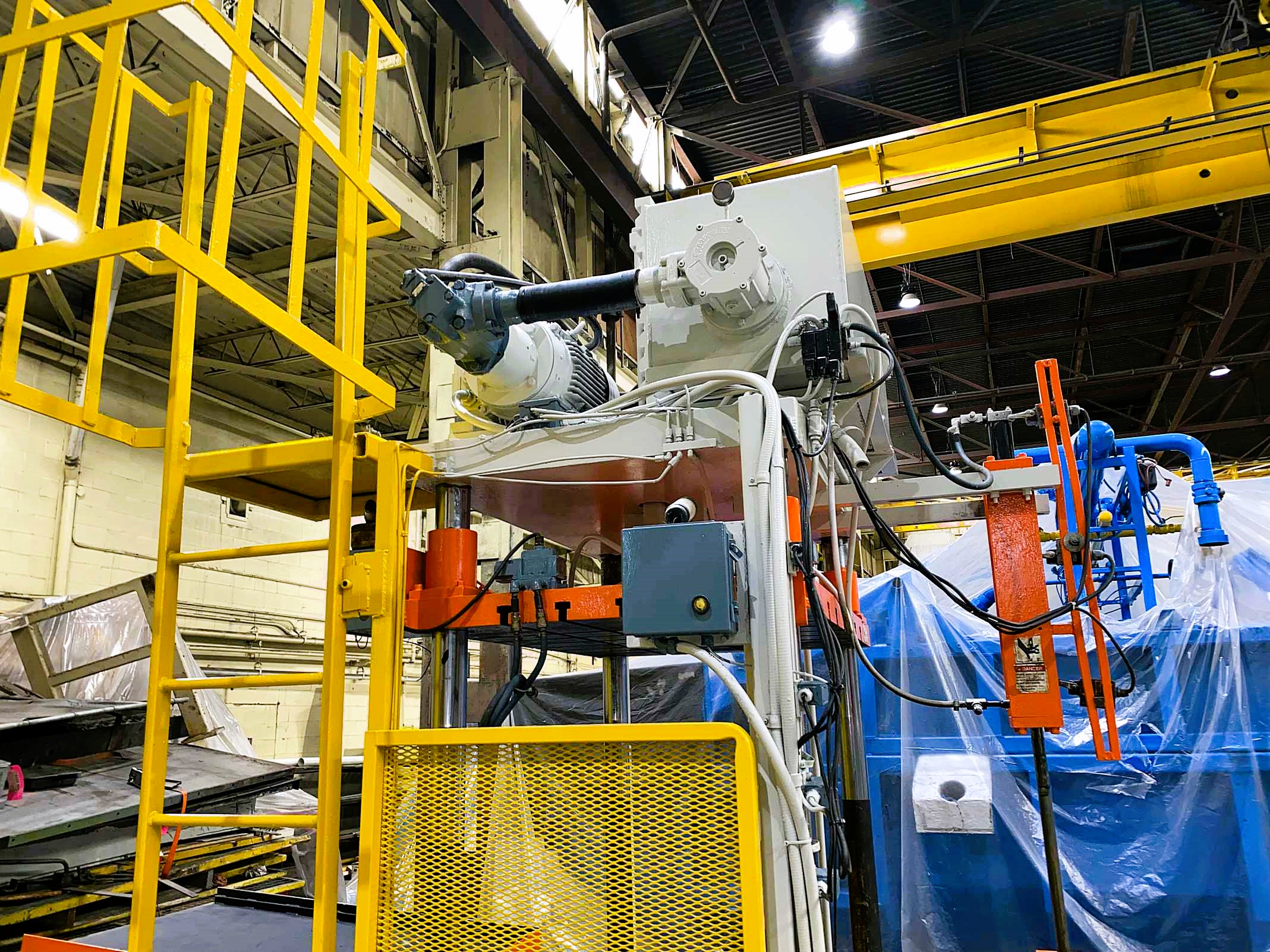 Used Metal Mechanics 20 Ton Trim Press Die Casting #4753