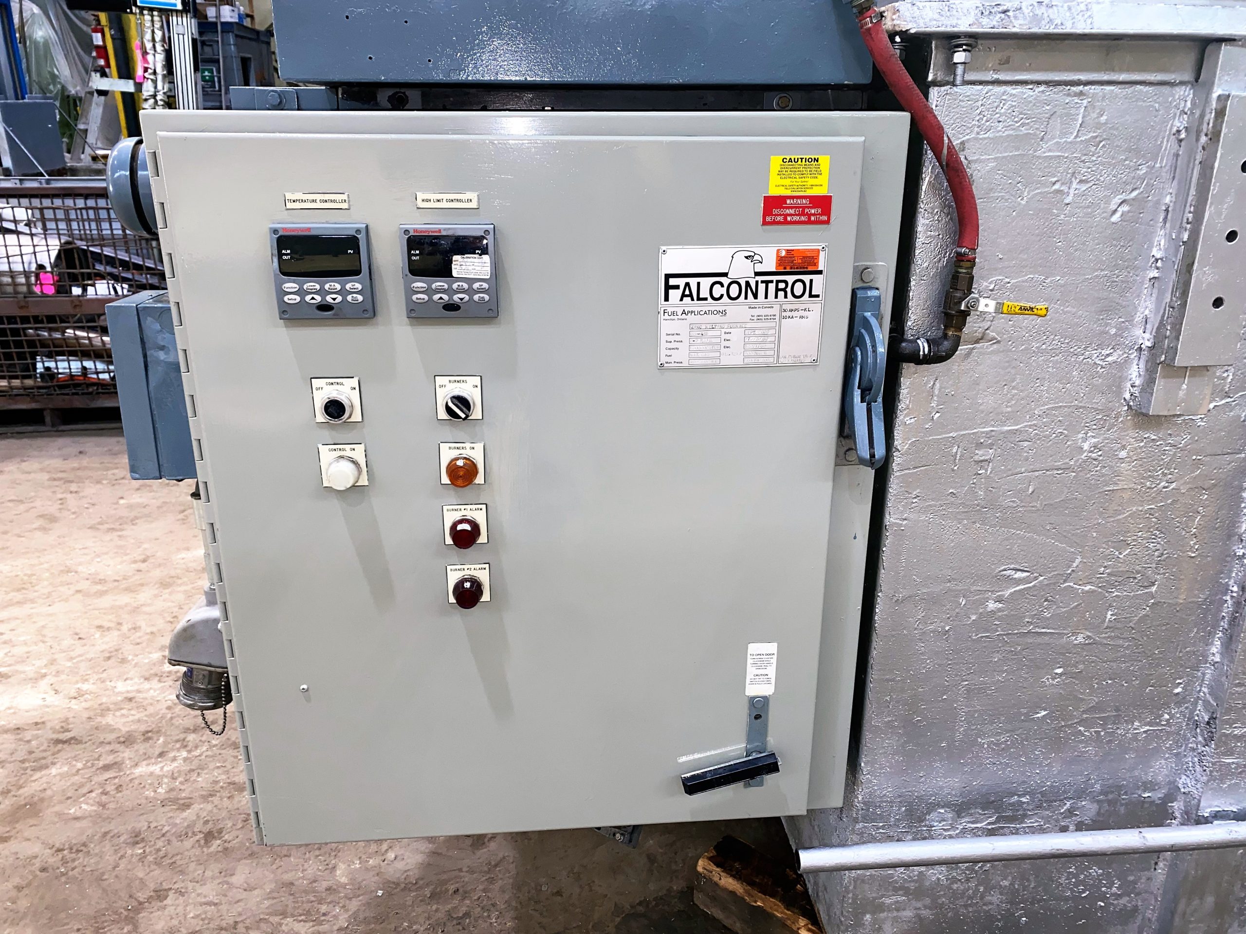Detailed image of Used Falcontrol Zinc Gas Melting Furnace