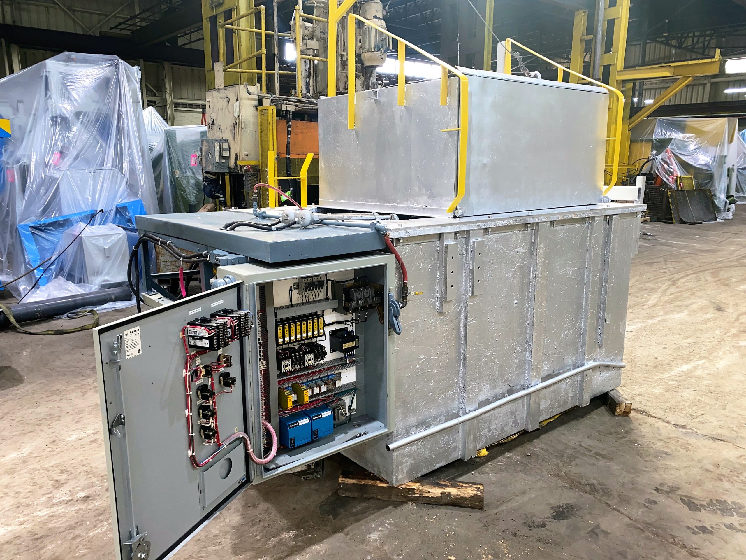 Detailed Picture of Used Falcontrol Zinc Gas Melting Furnace